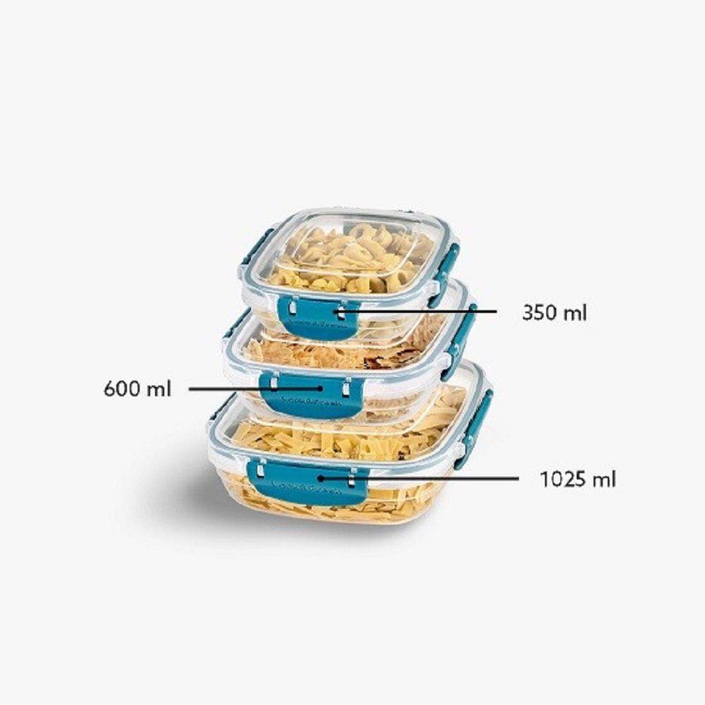 Lebensmittelbehälter, Serie (3-tlg) Nora Frischhaltedosen-Set 3-tlg. Michelino Vorratsdose