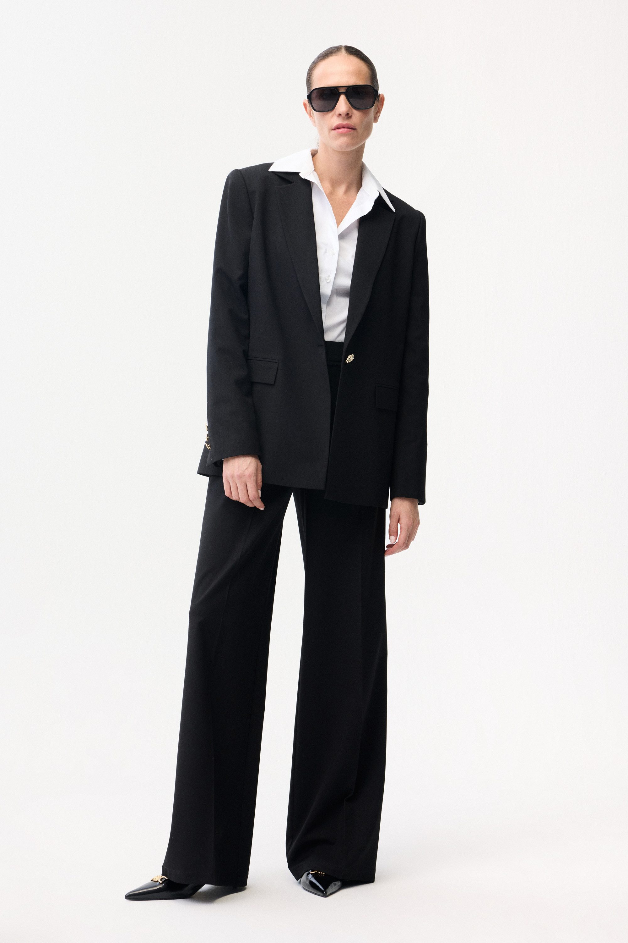 adL Stoffhose Weit geschnittene Hose mit Taschen – Bild 2 von 5
