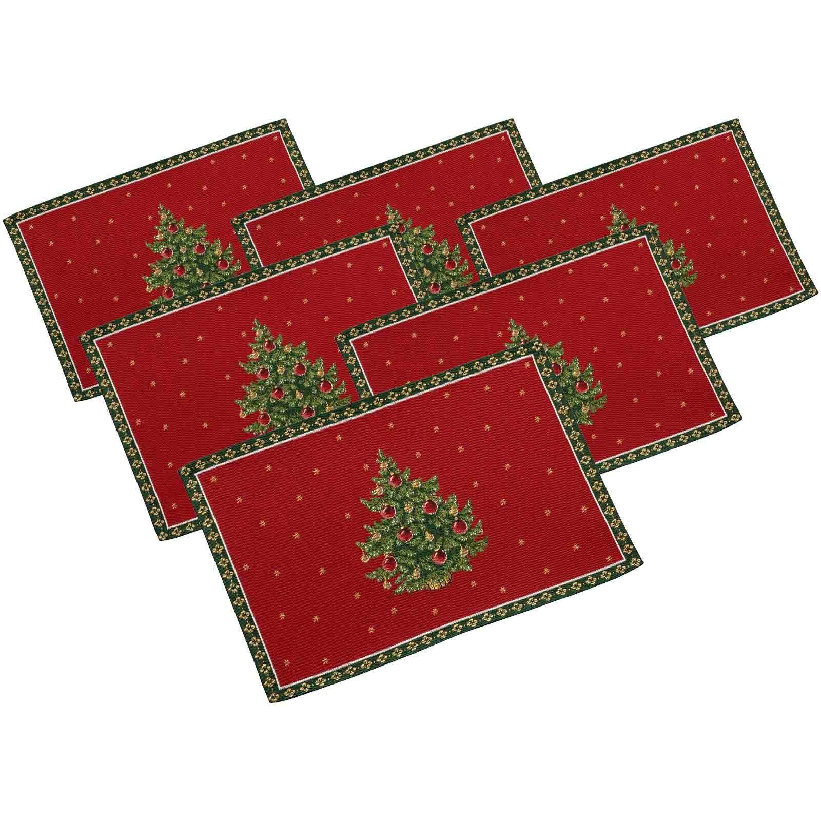 Villeroy & Boch Platzset Toy's Delight Platzset Baum 48 x 32 cm 6er Set, (6 günstig online kaufen