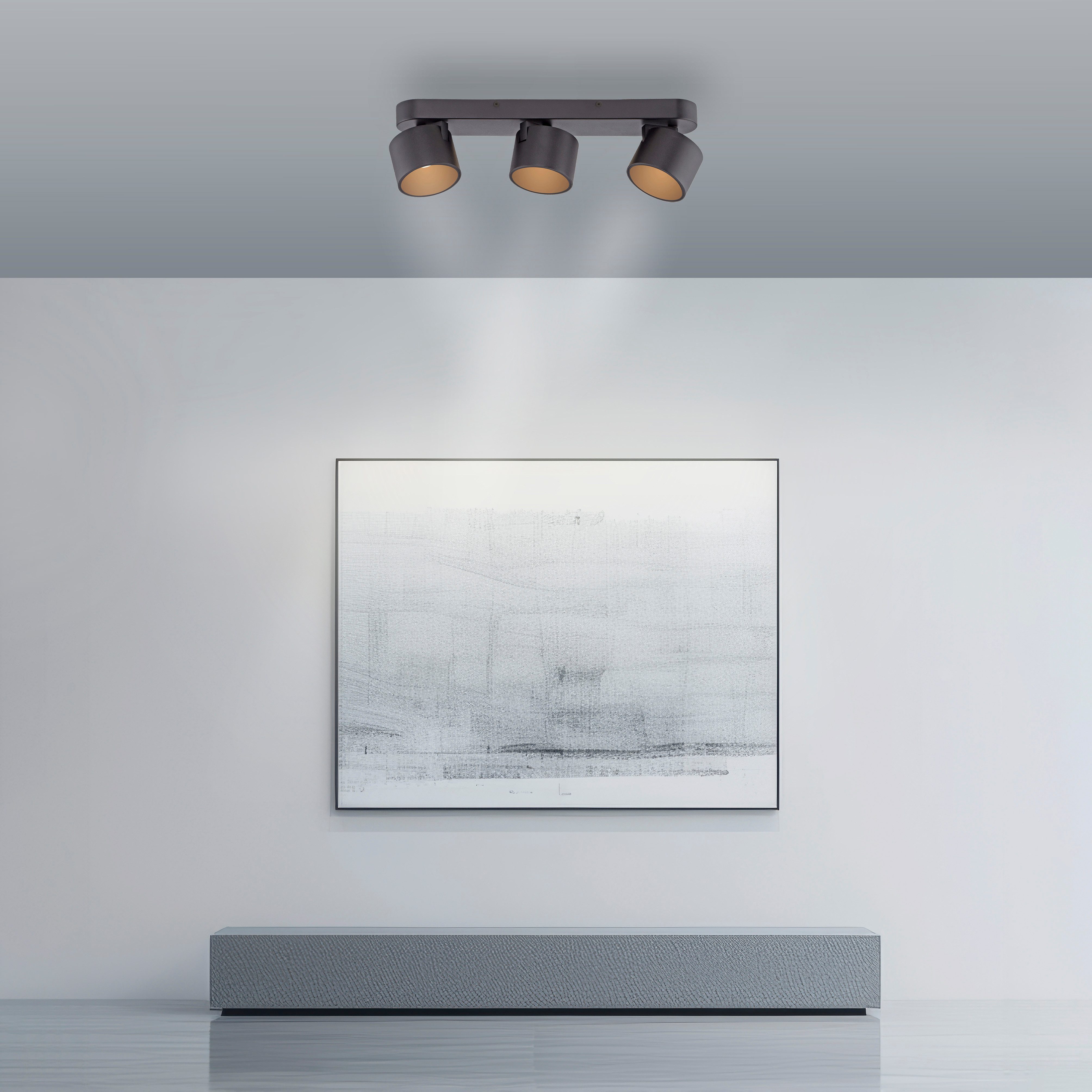 Neuhaus PURE LED Deckenleuchte PURE Cup, LED fest integriert, Warmweiß, Dimmfähig über separaten Tronicdimmer, dreh- & schwenkbar