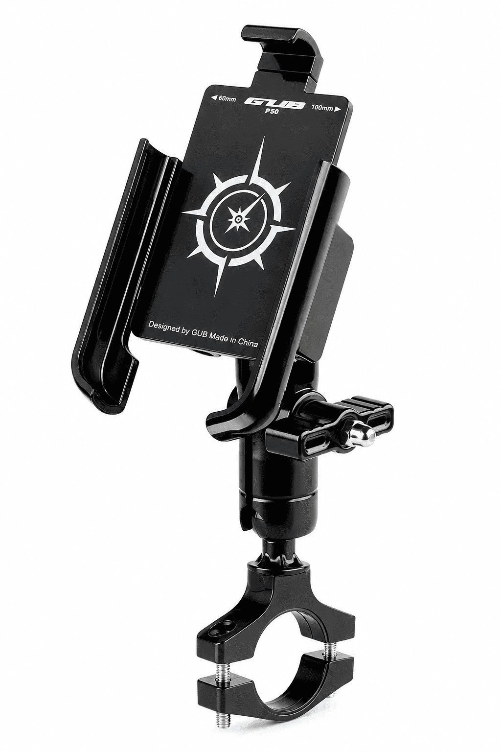 MidGard Smartphone-Halterung GUB P50 Motorrad Handyhalterung für Lenker aus Aluminium Universal, (bis 7.2 Zoll)
