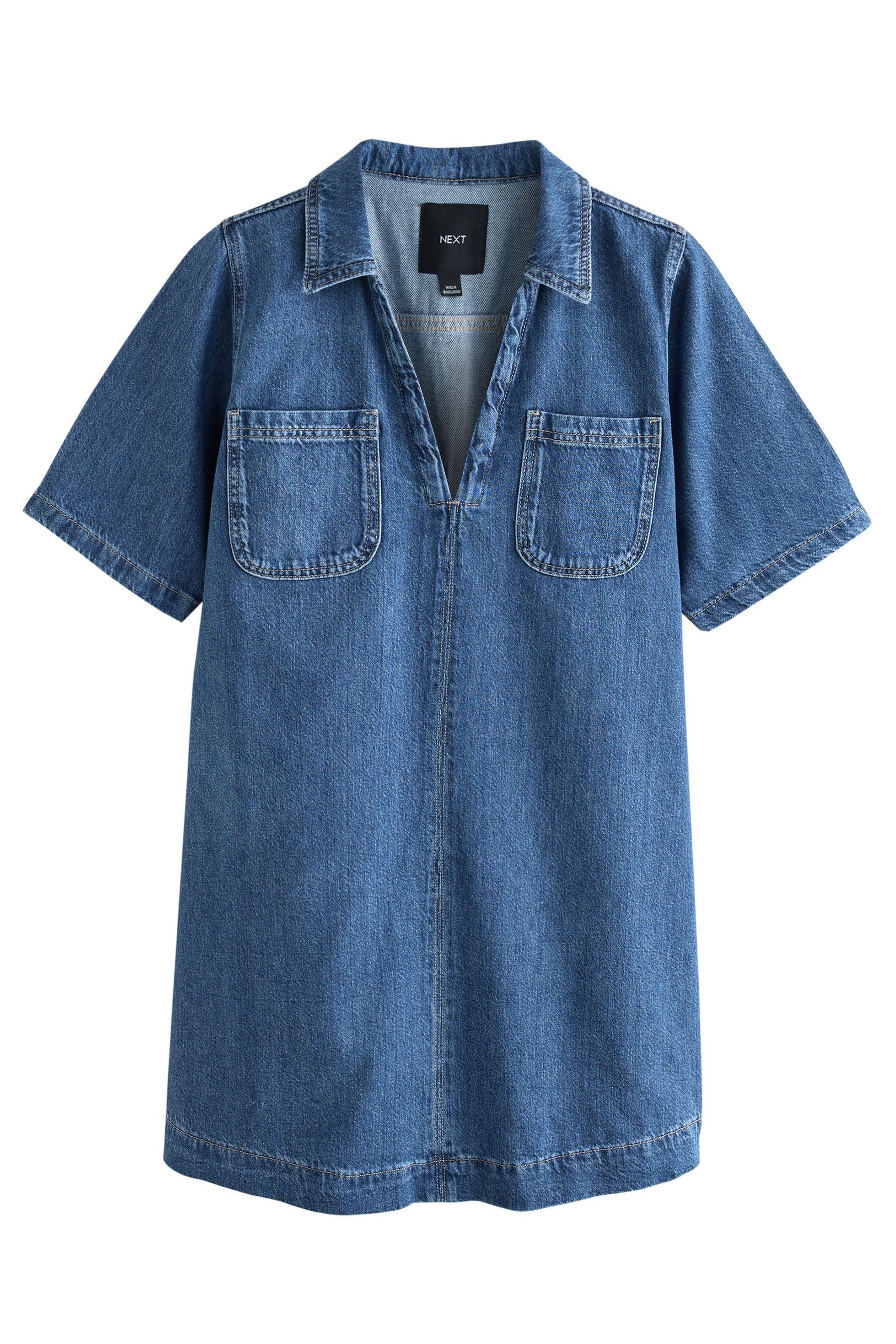 Next Jeanskleid Mini-Jeanskleid mit Fronttasche aus günstig online kaufen