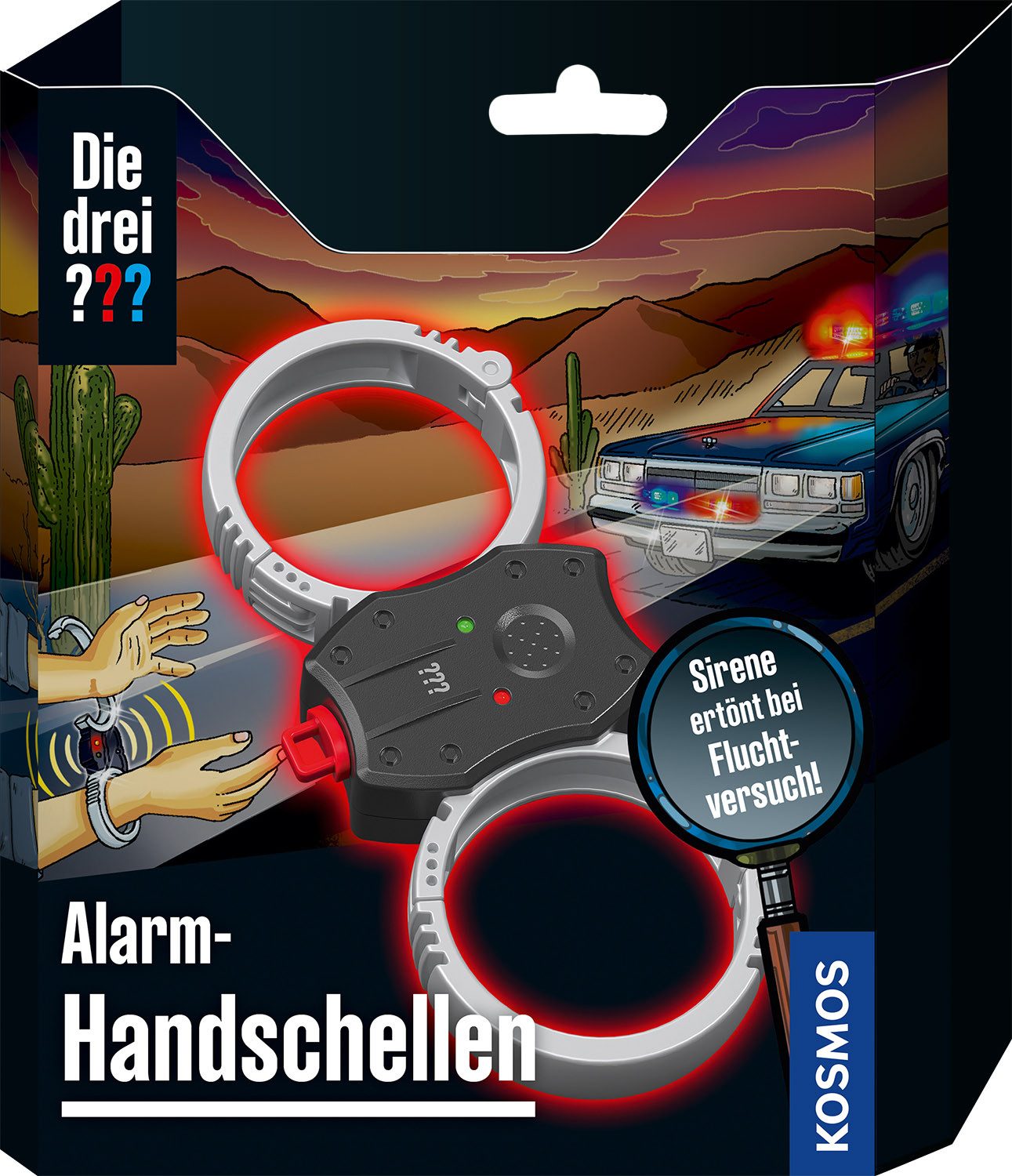 Kosmos Experimentierkasten Die drei ??? Alarm-Handschellen