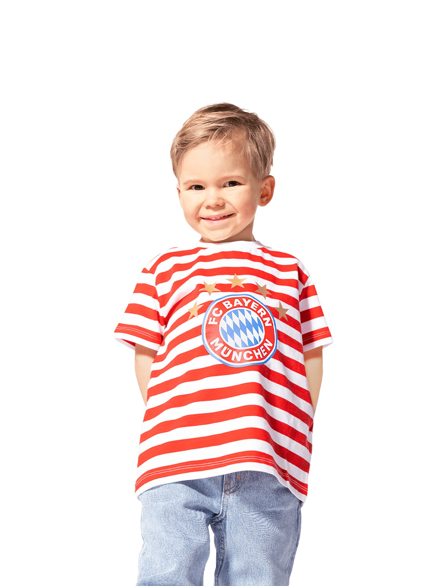 FC Bayern München T-Shirt FC Bayern München I T-Shirt Essential I Baby I Rot/Weiß