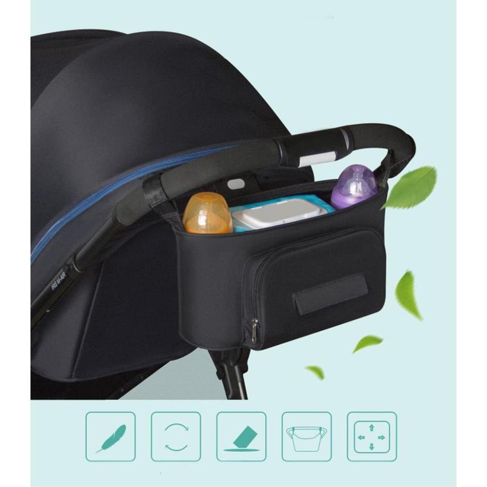 Lubgitsr Kinderwagen-Tasche Kinderwagen Universal, Bag Stroller Schultergurten Baby Organizer (1-tlg) mit