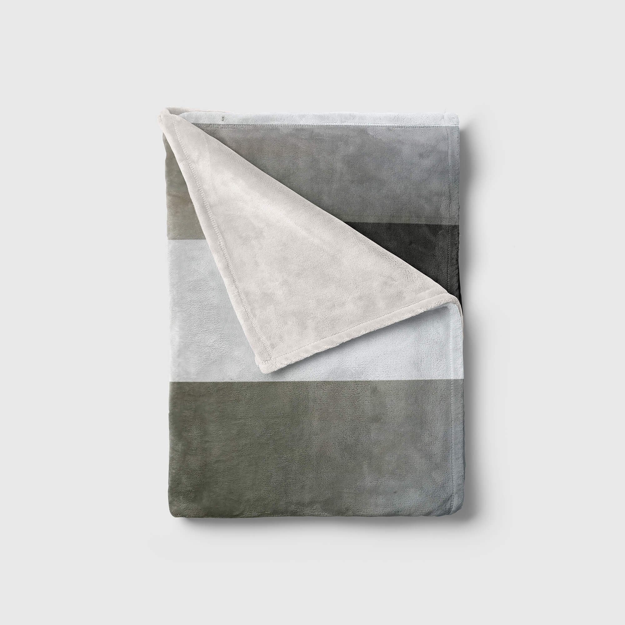 Sinus Art Handtücher Fotomotiv mit Saunatuch Baumwolle-Polyester-Mix Geometrisch, Grau Handtuch Kuscheldecke Handtuch Strandhandtuch Weiß (1-St)