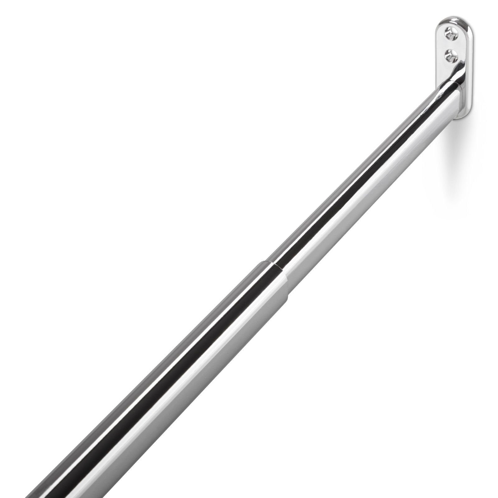 SO-TECH® Garderobenstange Schrankstange verstellbar oval 22 x 15 mm chrom p günstig online kaufen