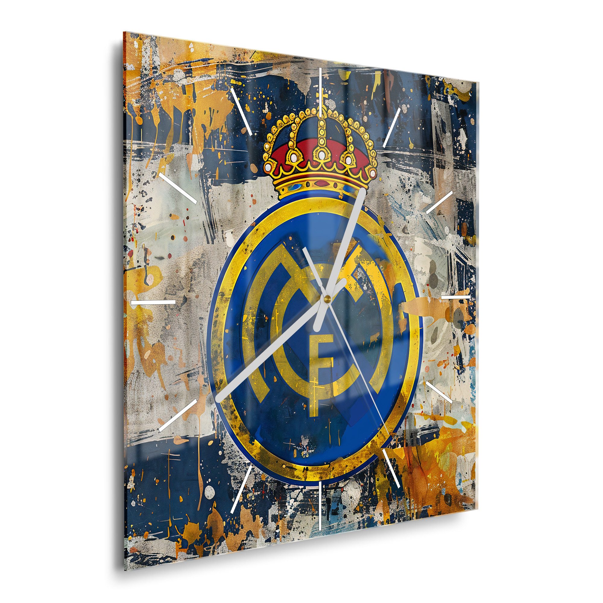 DEQORI Wanduhr 'Wappen Real Madrid' (Glas günstig online kaufen
