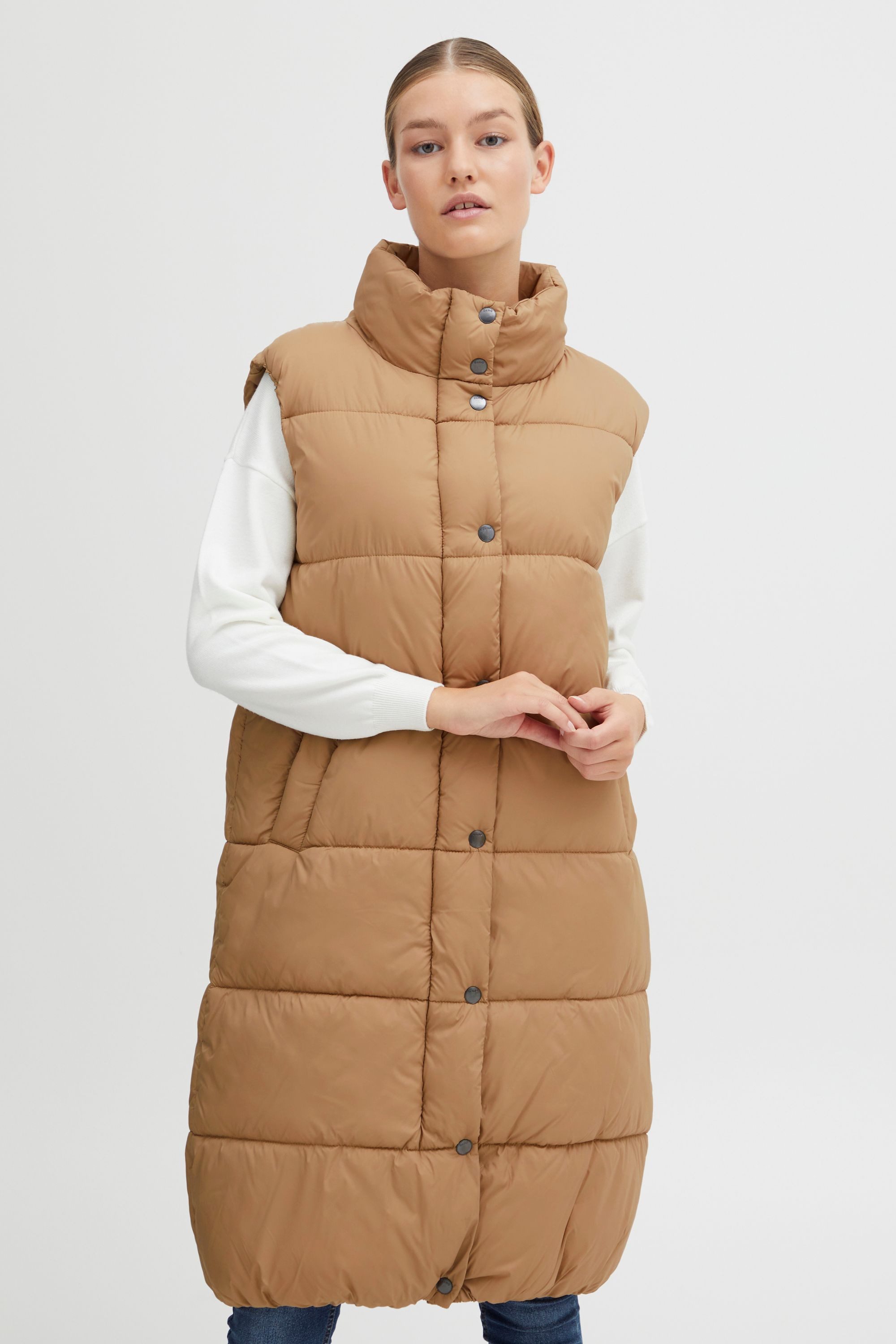 OXMO Longweste OXBodani 21800110-ME Modische Jacke
