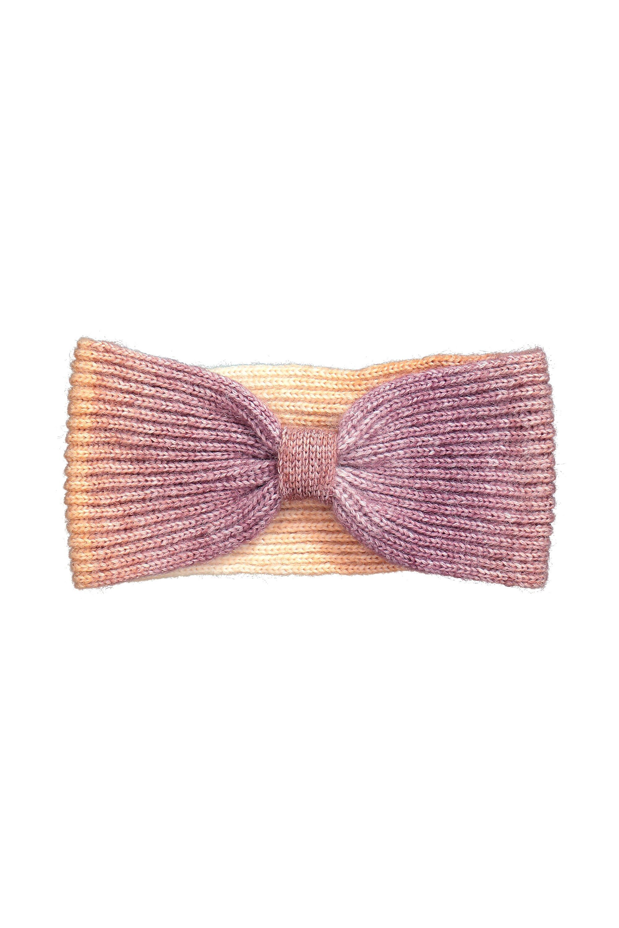 Ulla Popken Baumwollhandschuhe Stirnband Farbverlauf Rippstrick