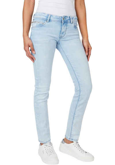 Pepe Jeans Slim-fit-Jeans NEW BROOKE mit 1-Knopf Bund und Reißverschlusstasche