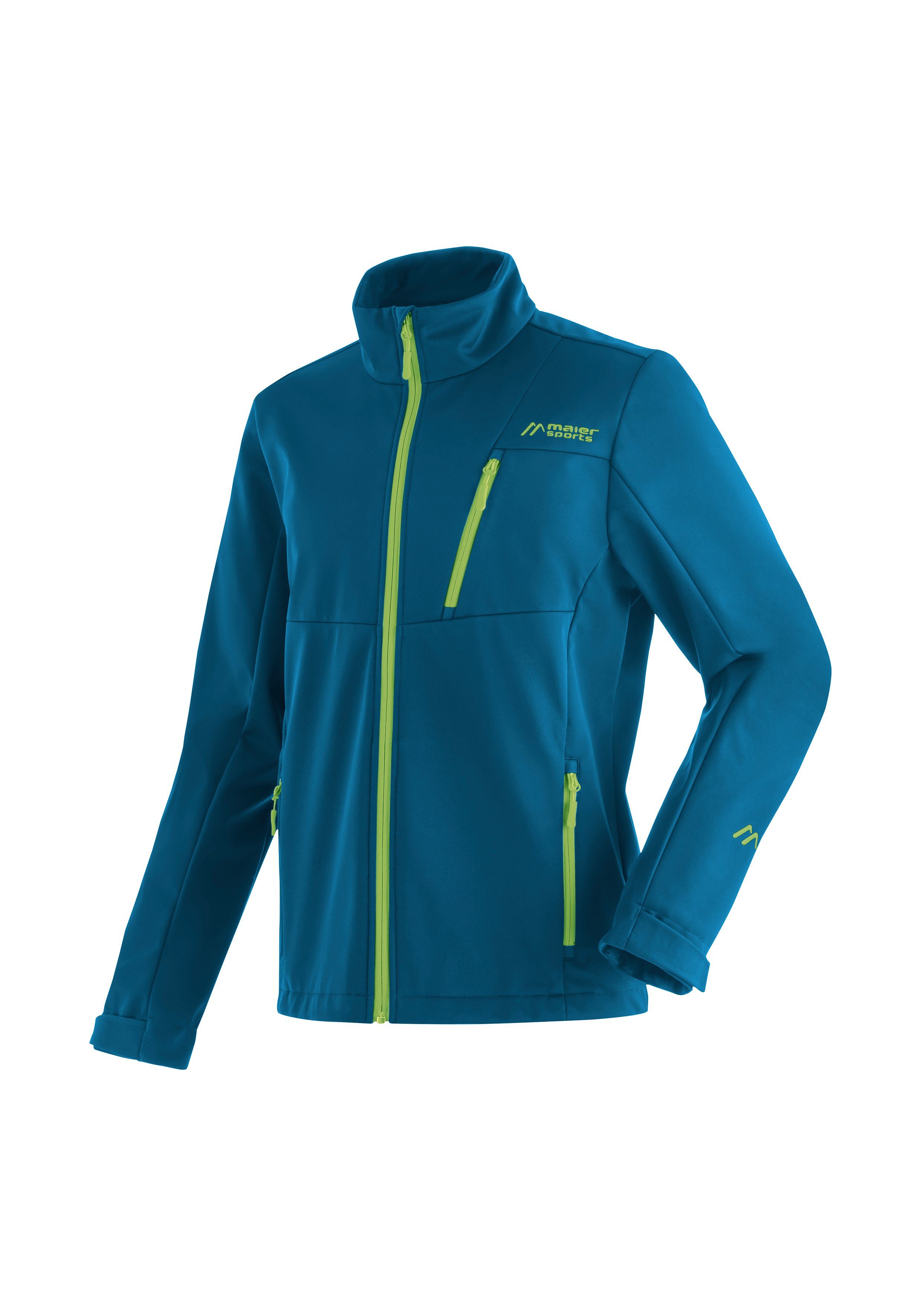 Maier Sports Softshelljacke Luano Modische Softshelljacke für kalte Tage