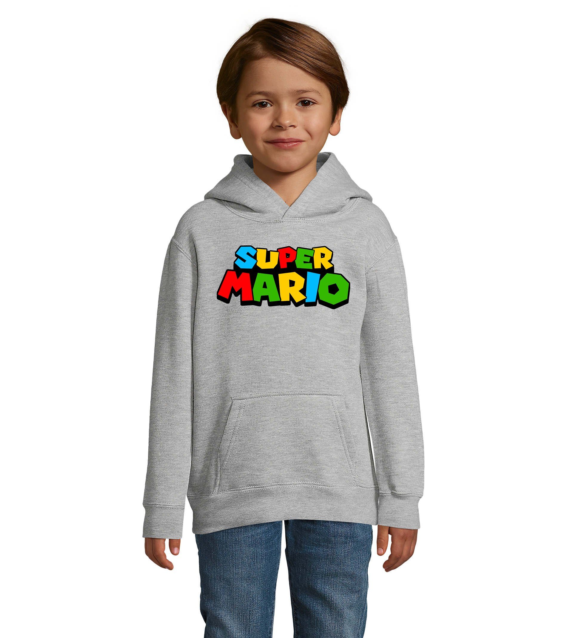 Hoodie Kinder Super Mario Retro Gamer Gaming Konsole Spiele