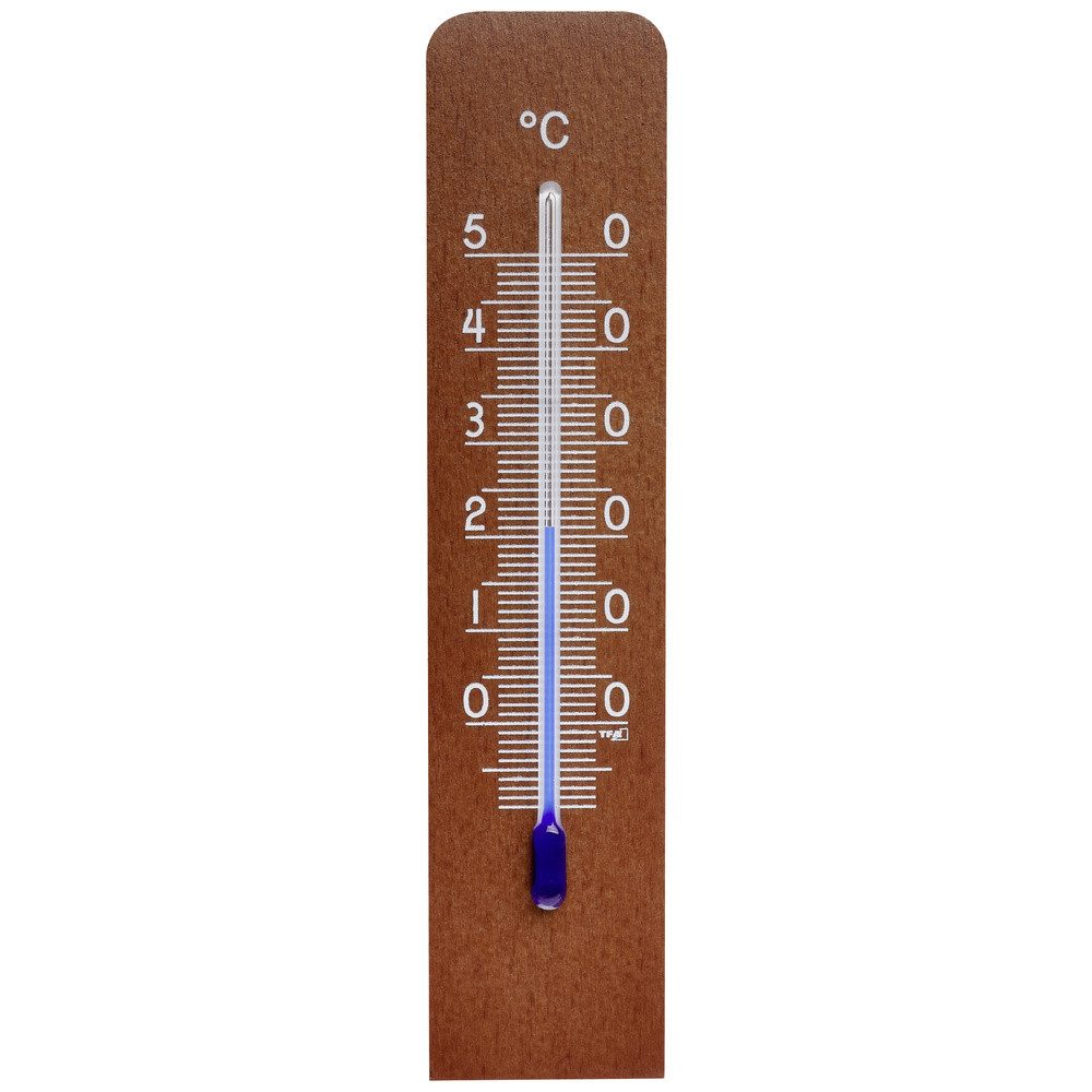 Hygrometer TFA Dostmann Analoges Innenthermometer Thermometer Nussbaum 12.1057.03