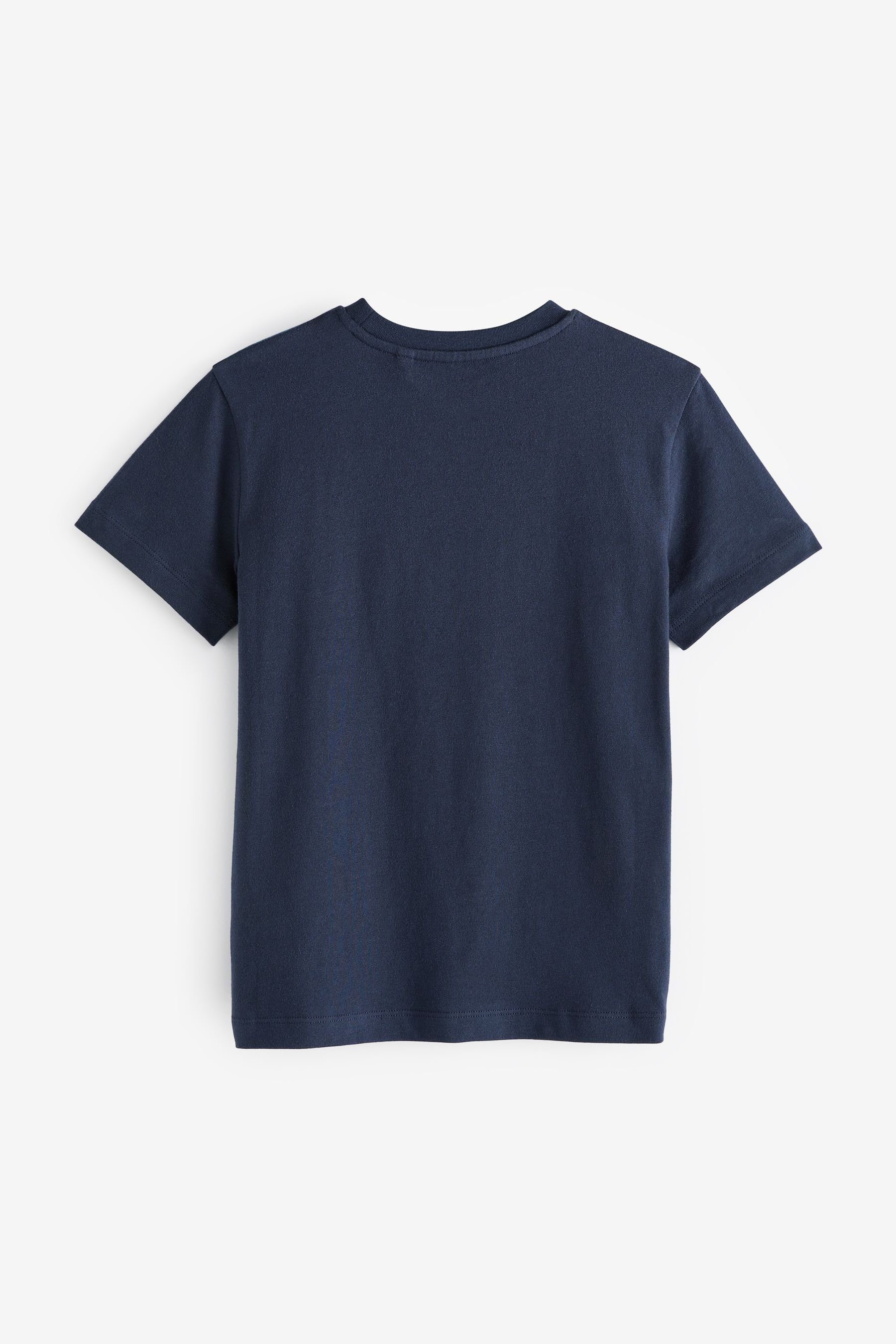 Kurzärmeliges Car Sports Print (1-tlg) T-Shirt Next durchgehendem T-Shirt mit