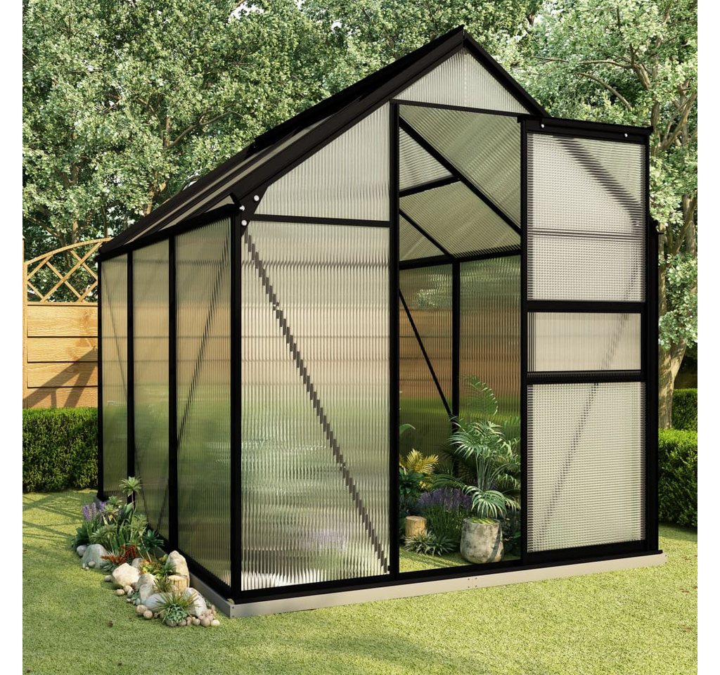 furnicato Gewächshaus mit Fundament Ant... furnicato Gewächshaus mit Fundament Ant...