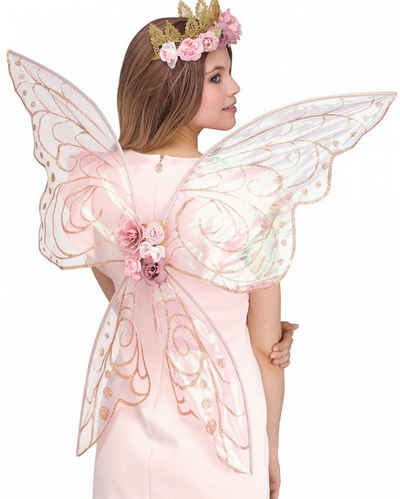 Horror-Shop Kostüm-Flügel Schimmernde Kostümflügel für Fantasy Verkleidungen