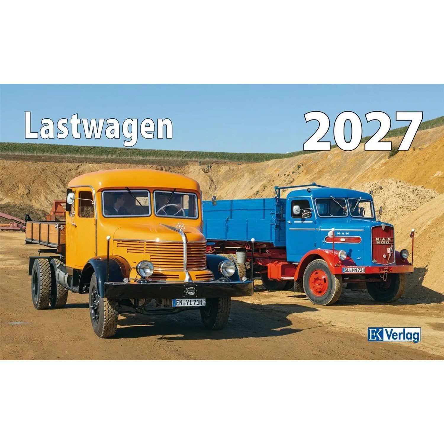 Wandkalender Lastwagen 2027