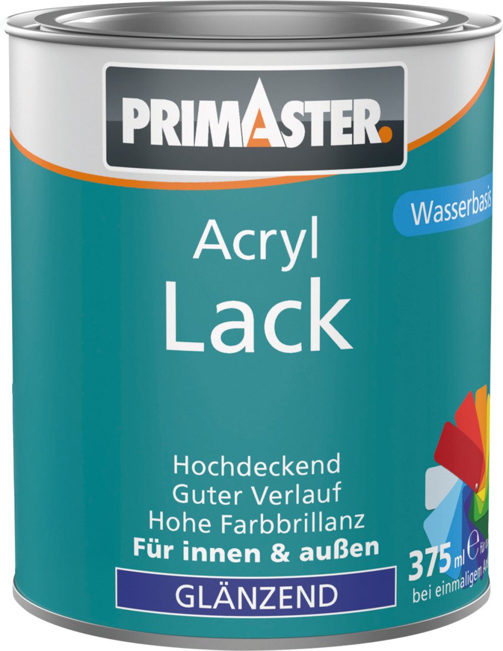 Primaster Acryl-Buntlack Primaster Acryl Lack goldgelb glänzend 375 ml