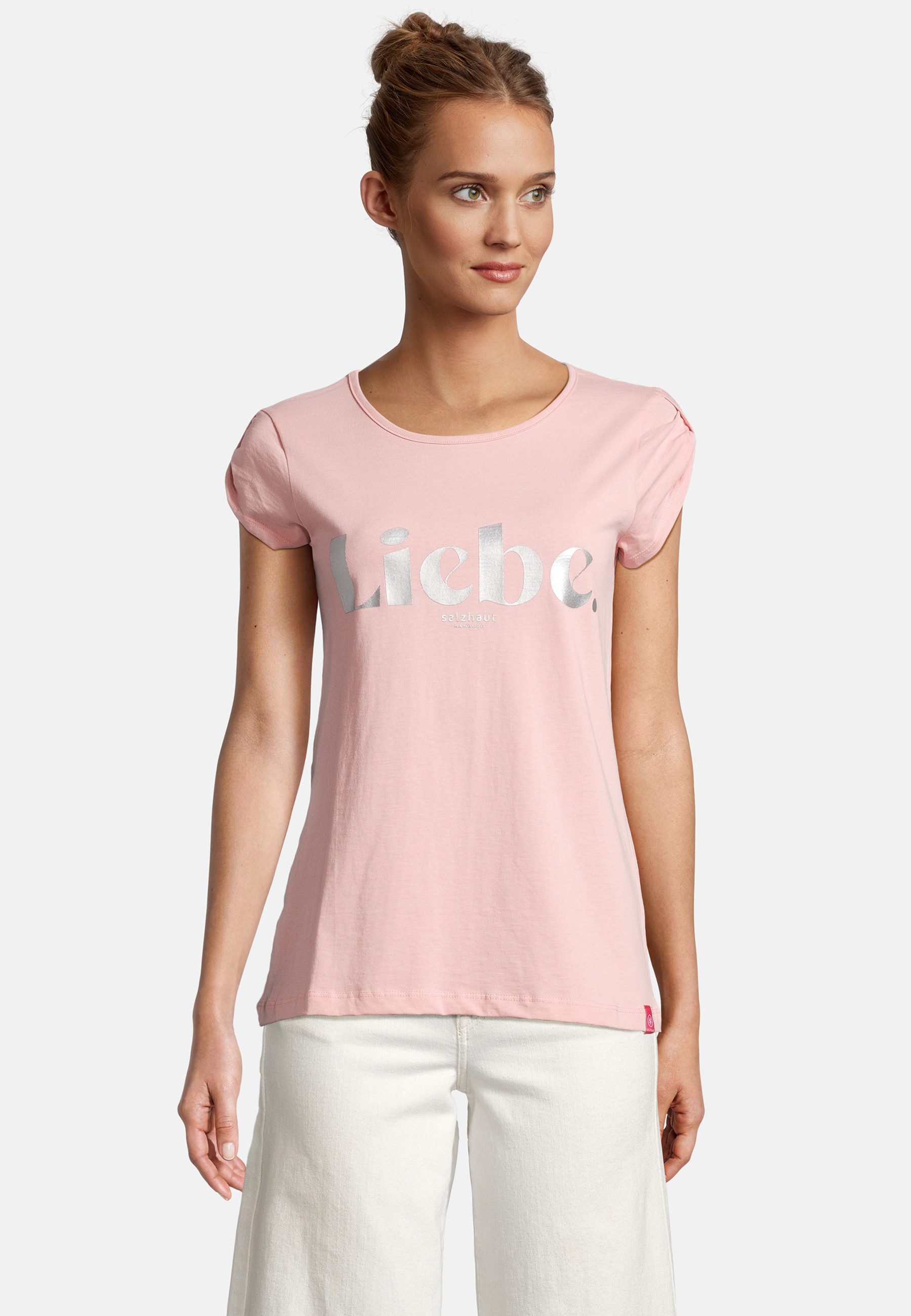 salzhaut T-Shirt BIIKE LIEBE Damen Tailliert günstig online kaufen