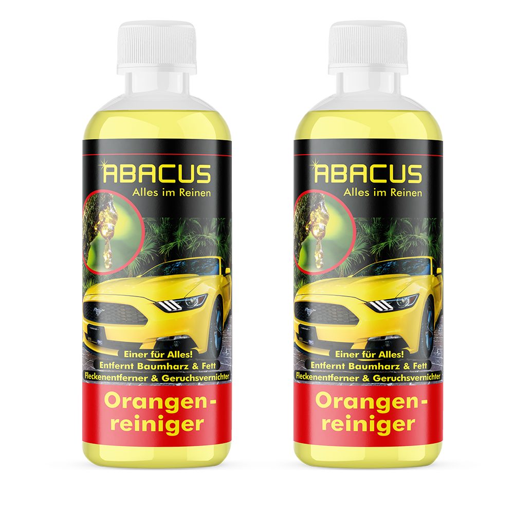 ABACUS Orangenreiniger Orange Reiniger Fleckenentferner Fettlöser Allzweckreiniger (Super Fettlöser, [- Geruchsvernichter Extrem Kraftvoll)