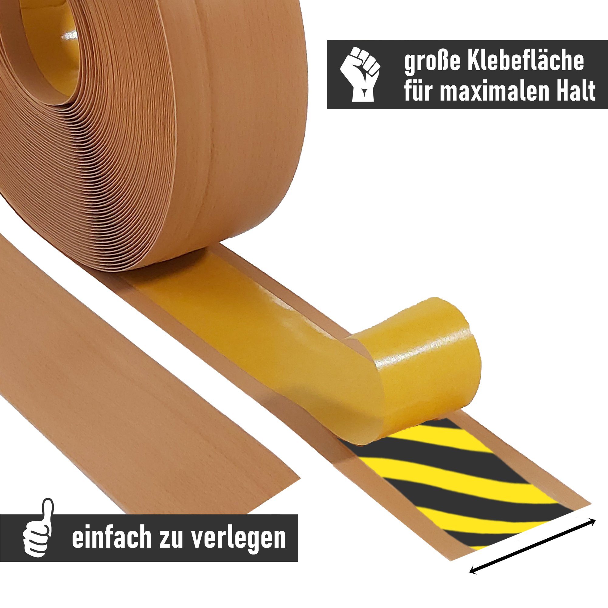 Lemodo Sockelleiste Weichsockelleiste selbstklebend, L: 500 cm, 1-St., Weichsockelleiste, Winkel, 50mm, flexibel, selbstklebend – Bild 5 von 5