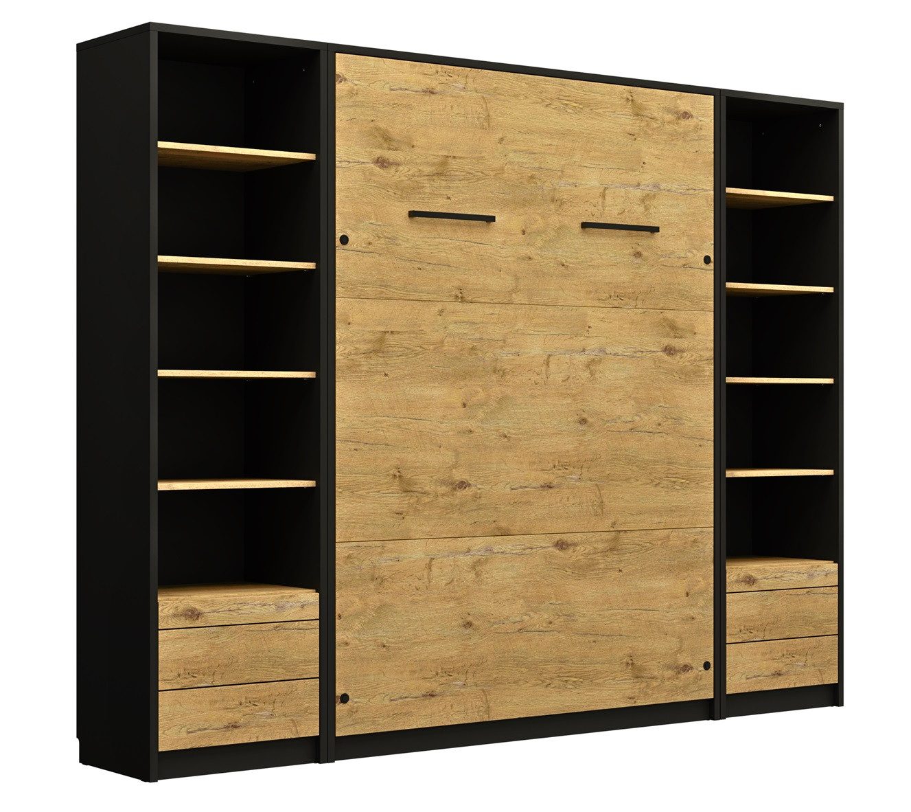 QMM TraumMöbel Schrankbett Wandbett GN 140x200 günstig online kaufen