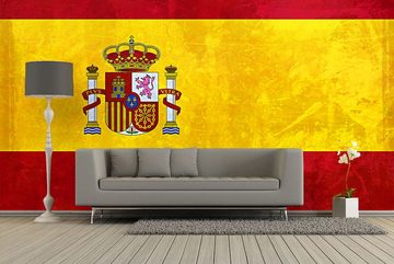 WandbilderXXL Fototapete Spanien, glatt, Länderflaggen, Vliestapete, hochwertiger Digitaldruck, in verschiedenen Größen