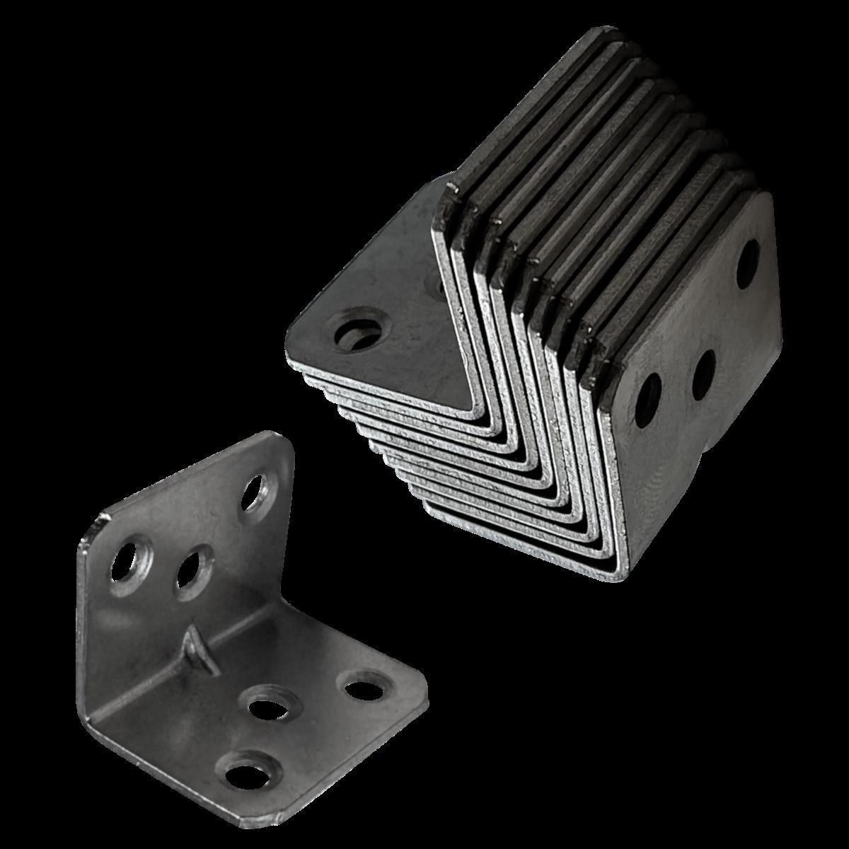 HOOZ Winkelverbinder 12er Set Winkelverbinder - verzinkter Stahl 3x3 cm, (Set, 12-St)