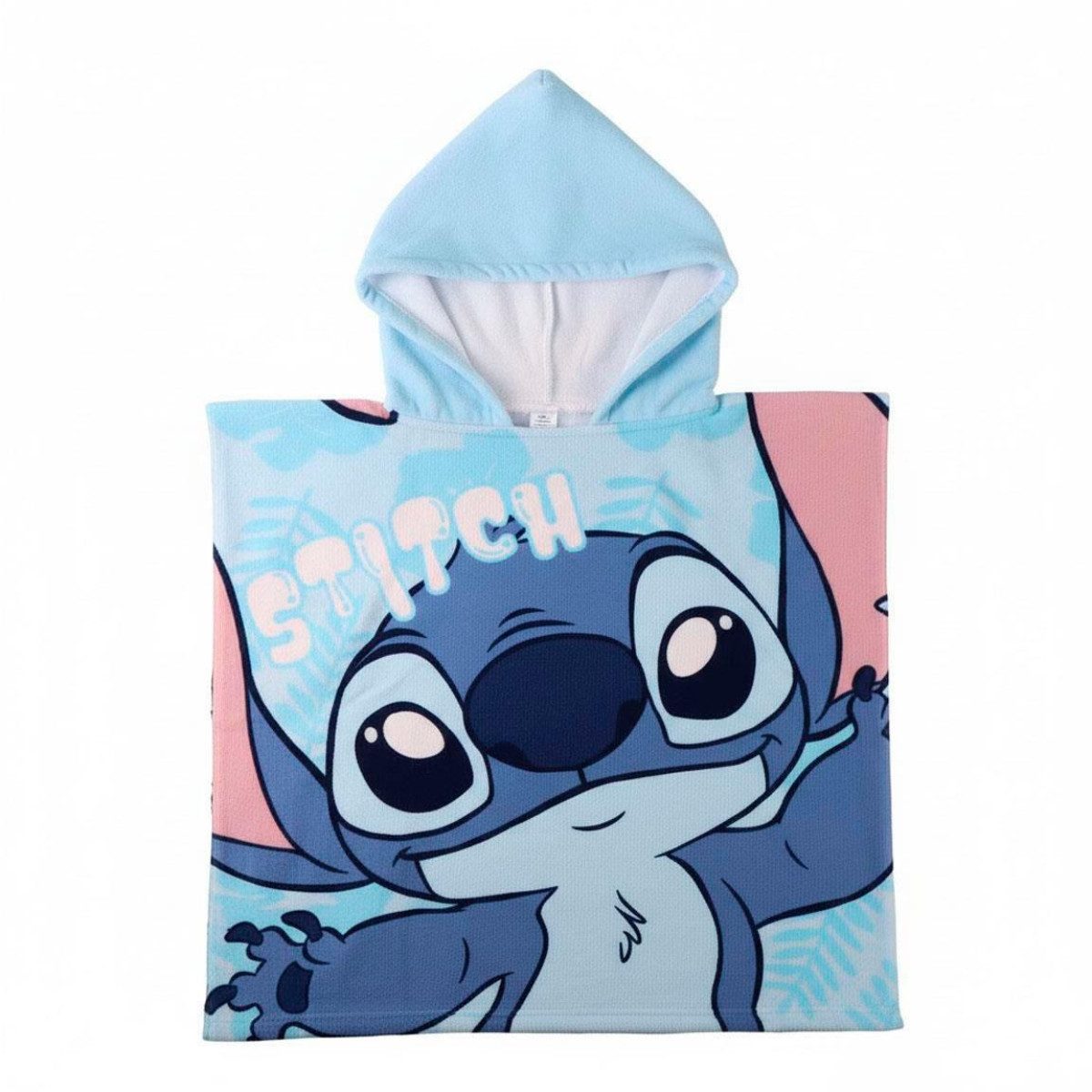 Lilo & Stitch Badeponcho Strandponcho Kinder 55 × 77 cm 250 gsm schnell trocknend, Polyester