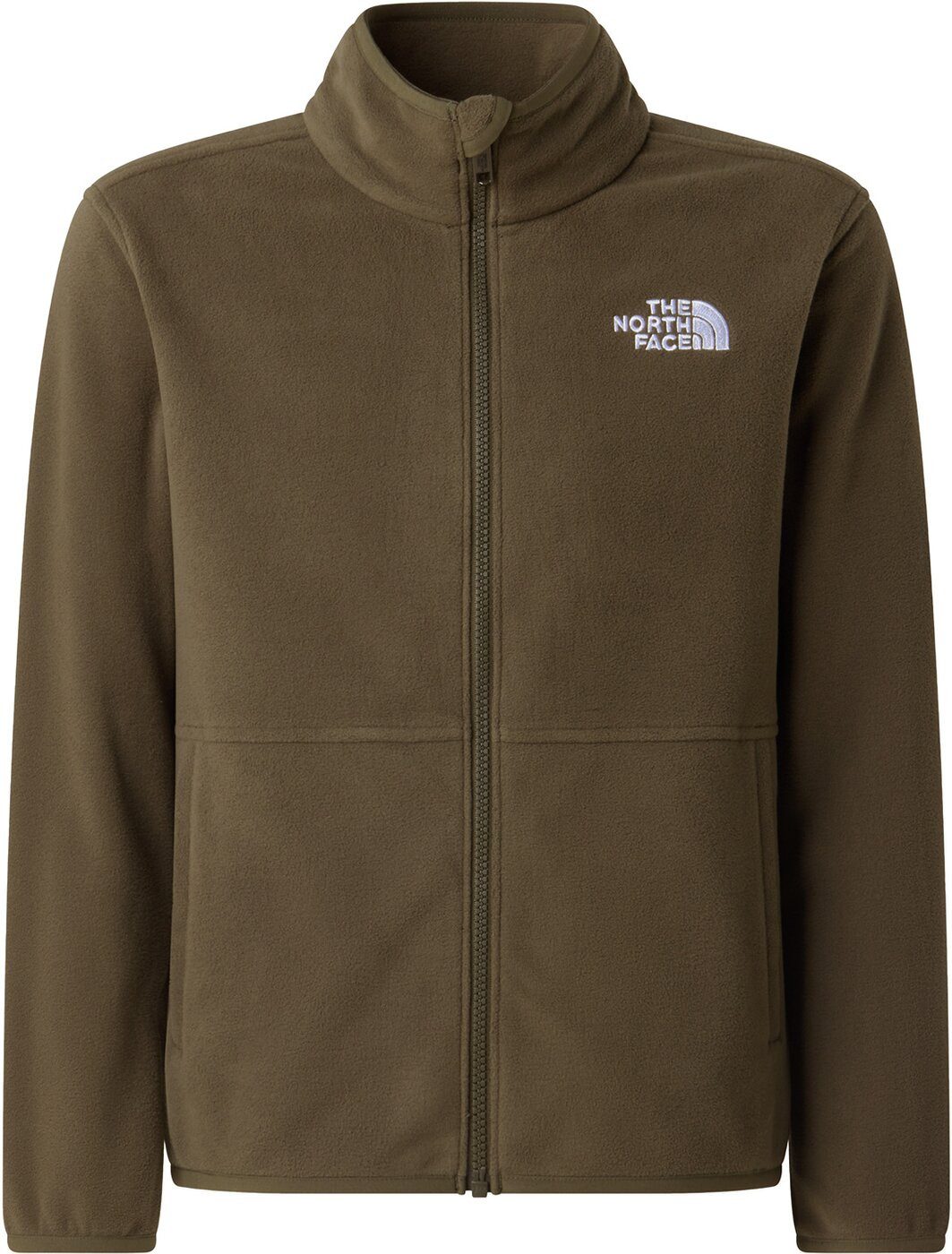 The North Face Sweatshirt TEEN GLACIER FZ ZIP IN JACKET NEW TAUPE GREEN