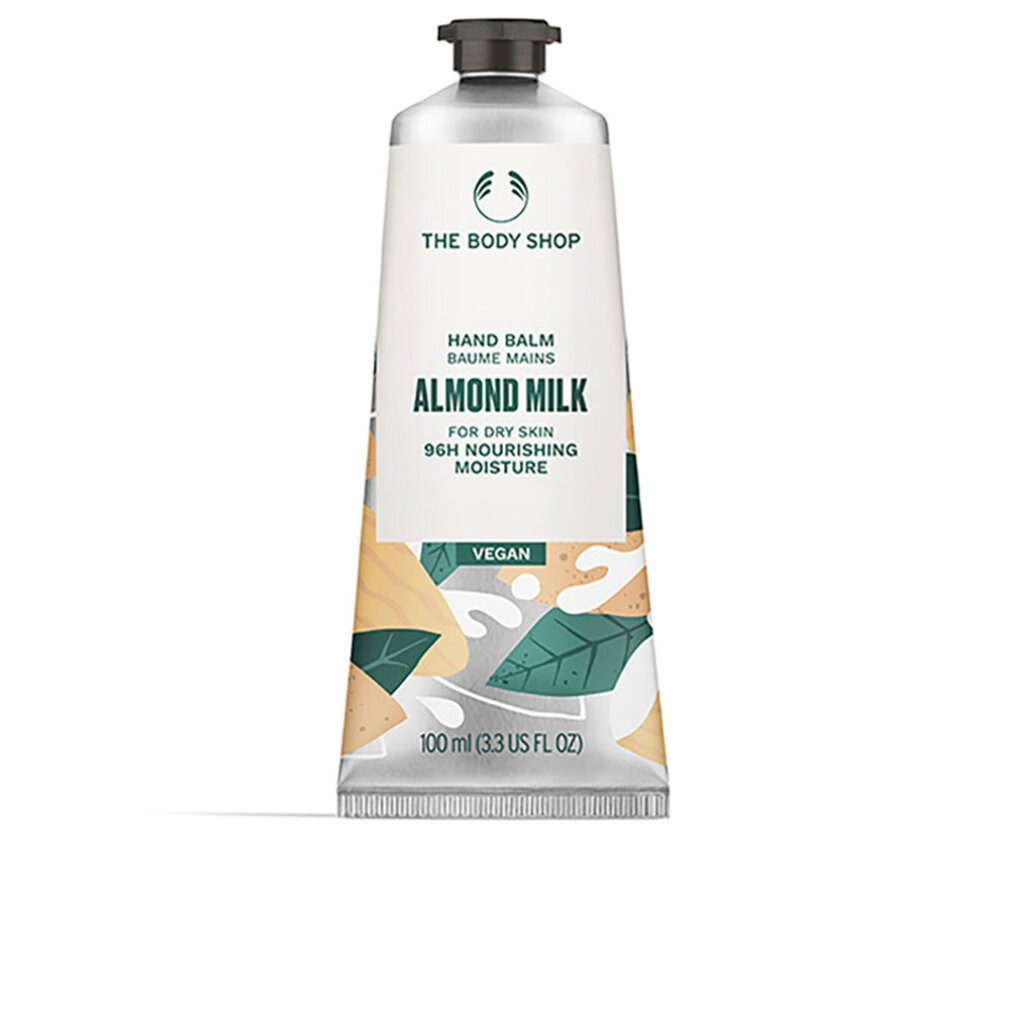 The Body Shop Nagelpflegecreme Handbalsam für trockene Haut Mandelmilch (Handbalsam) 100 ml