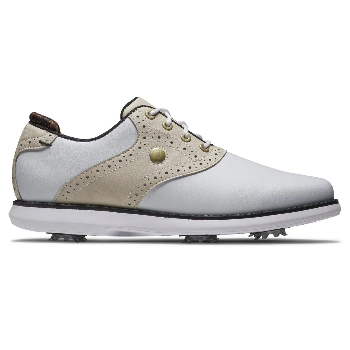 FOOTJOY FootJoy Golfschuh Traditions Spikes Weiß/Beige Damen Golfschuh