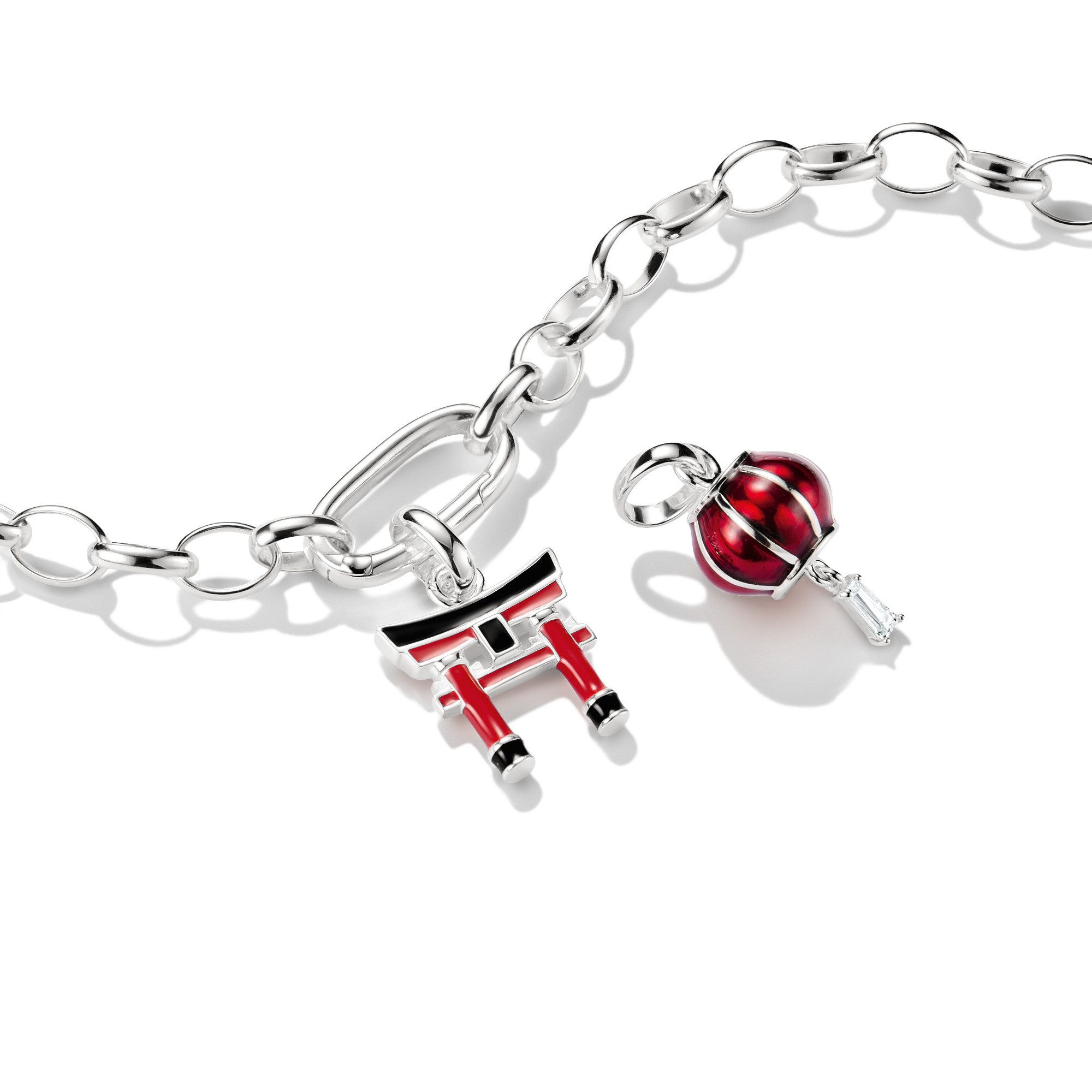 THOMAS SABO Charm-Einhänger Charm Torii - Connect, Emaille