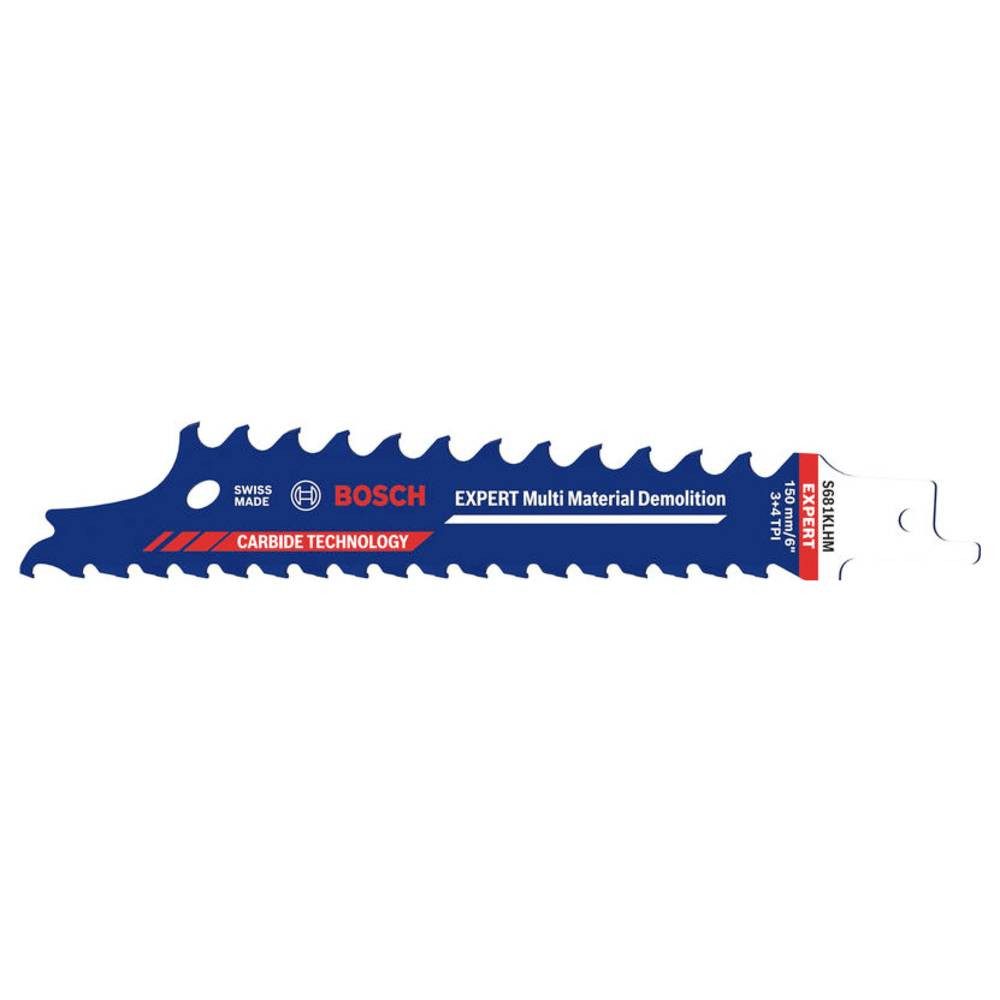 BOSCH Säbelsägeblatt EXPERT Multi Material Demolition S681KLHM Blatt Sägeblatt-Länge 80 mm