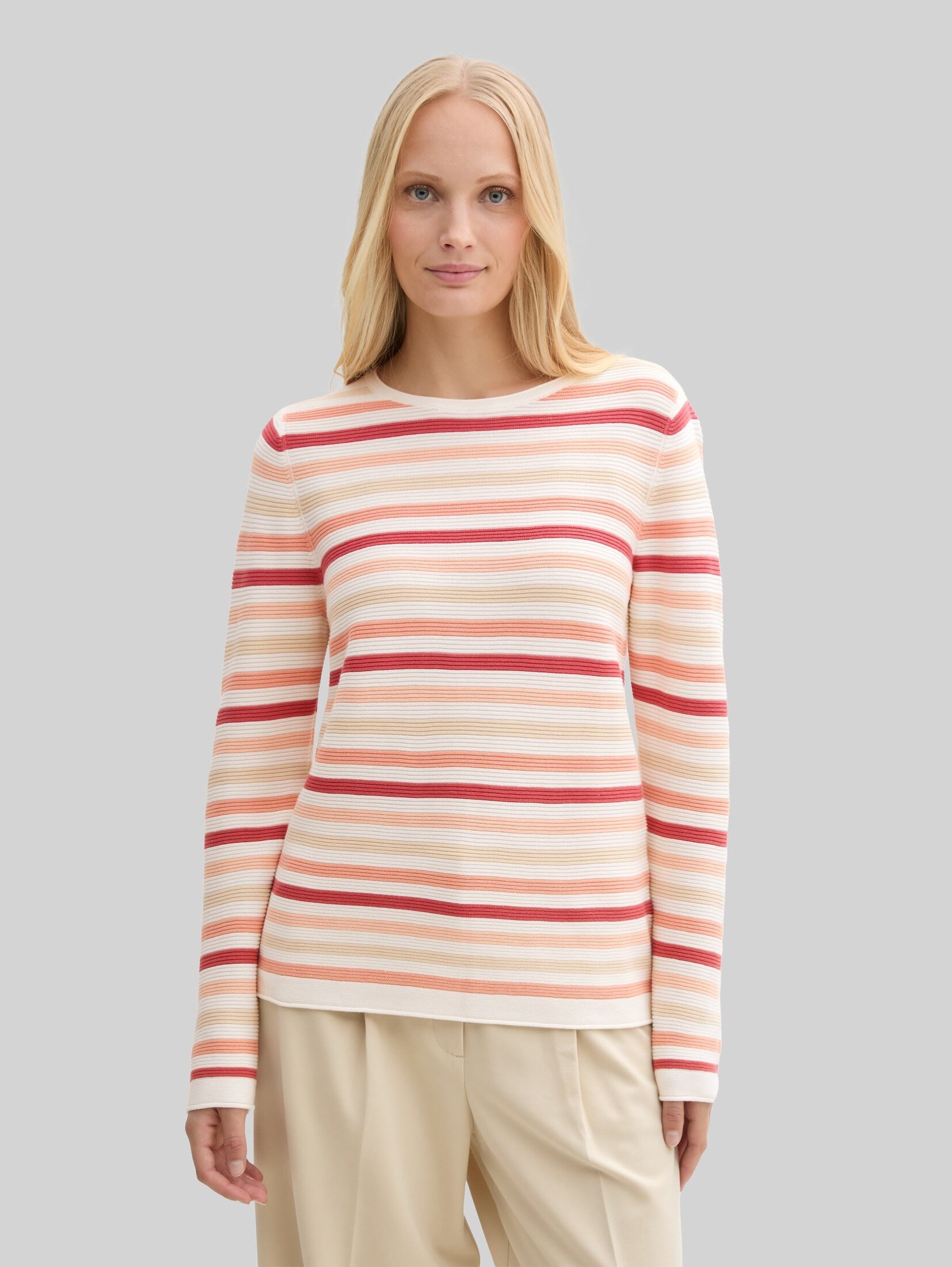 TOM TAILOR Strickpullover Pullover & Strickjacken Strickpullover aus Baumwolle