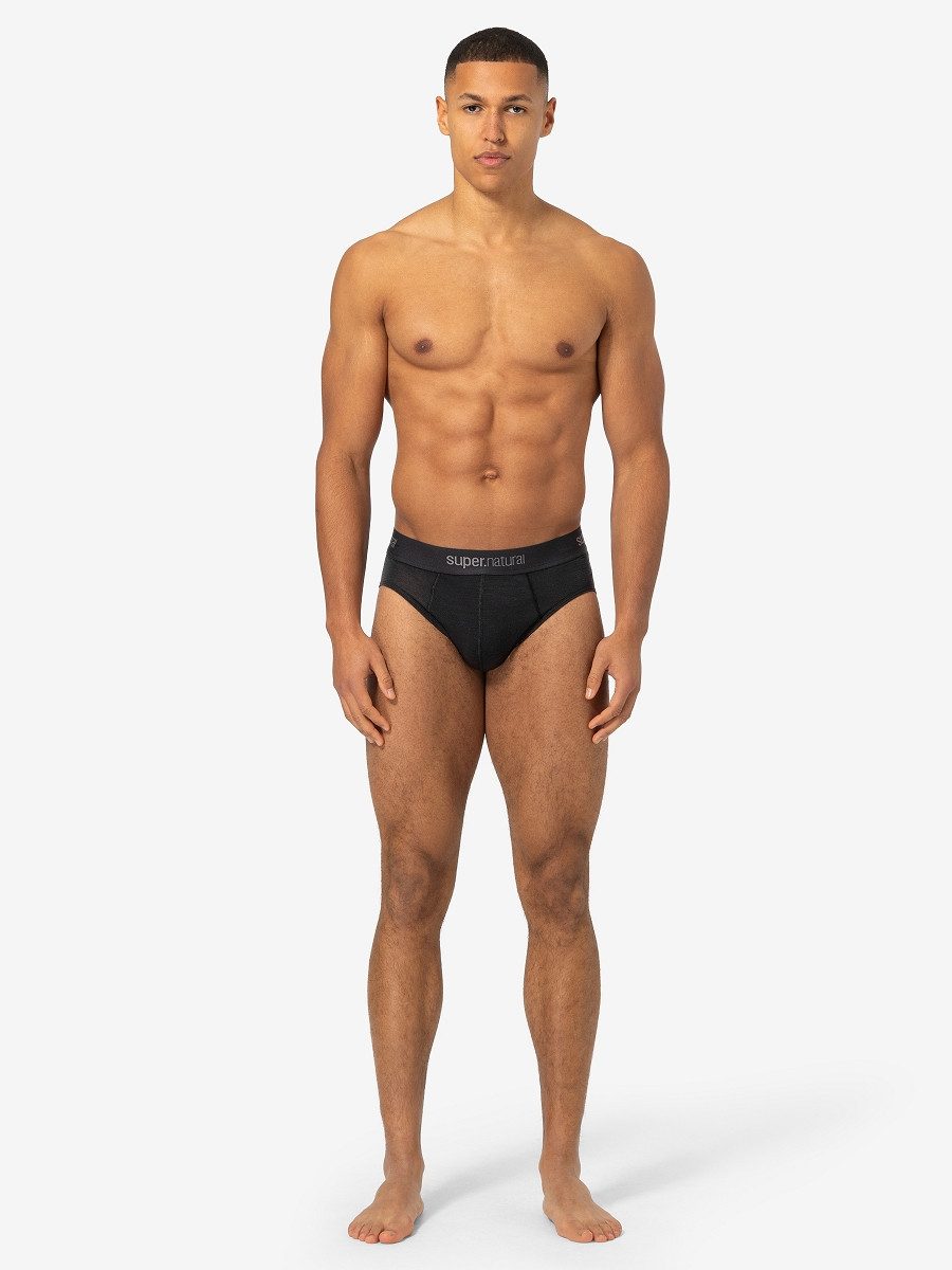 SUPER.NATURAL Boxershorts für Herren, Merino TUNDRA175 SLIP weich, lightweight, atmungsaktiv