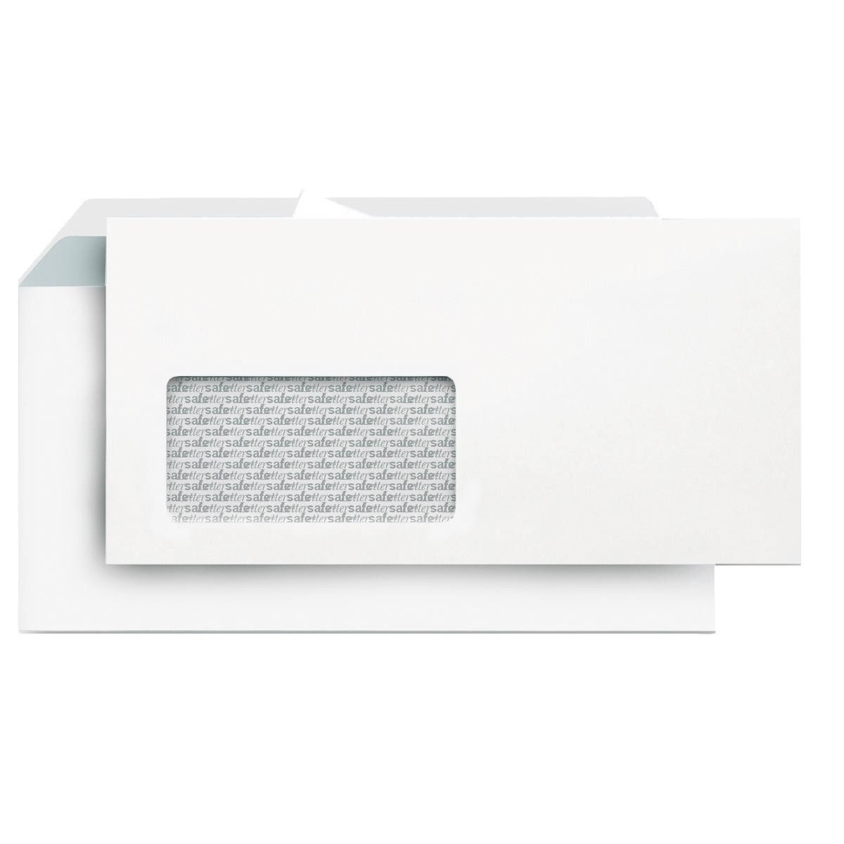 Soennecken Briefumschlag Briefhülle Lettersafe DIN lang mF 80g hk weiß 500 St./Pack.