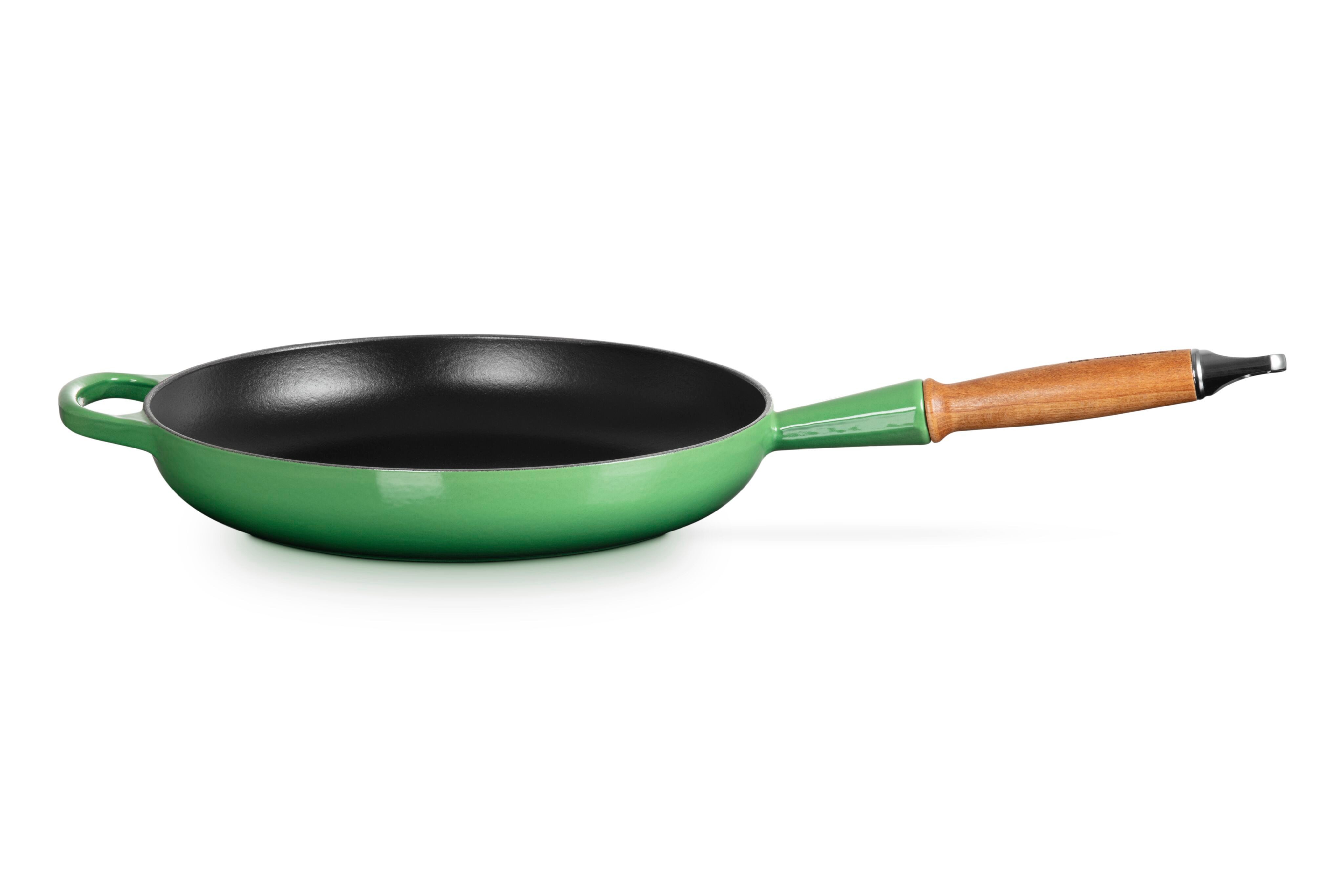 LE CREUSET Bratpfanne Signature Gusseisen mit Holzgriff, Gusseisen, 28 cm Bamboo, 20258284080422