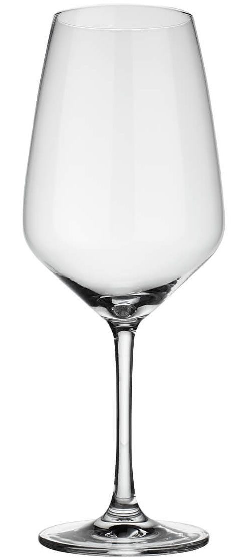 vivo Villeroy & Boch Group Rotweinglas Voice Basic, 4-tlg., Kristallglas, Kristallglas, spülmaschinengeeignet