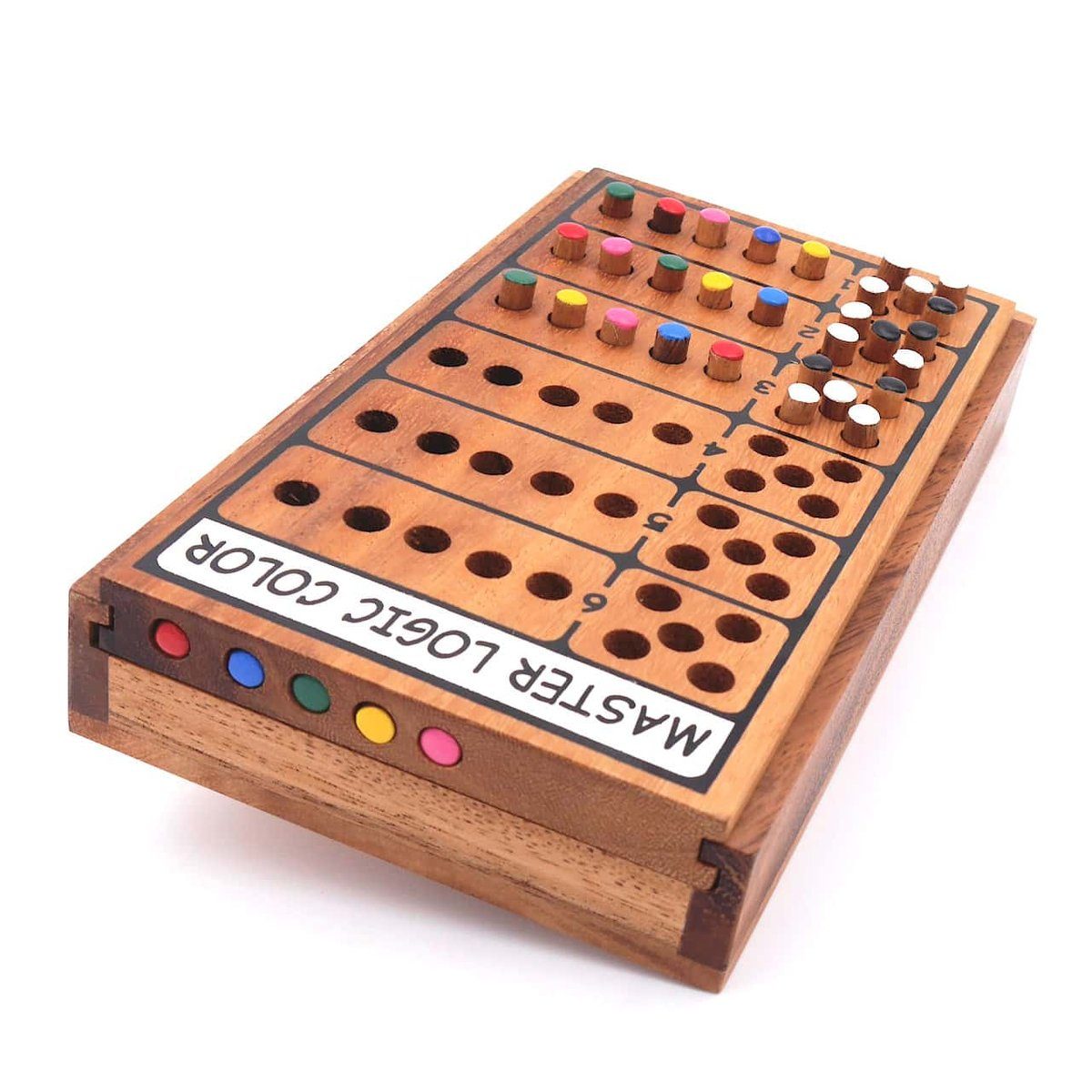 Spiel, Holzspiel Finder Farben, mehr Superhirn ROMBOL 6 - 2 Color Steckspiel Denkspiele - Spielspaß, Personen,