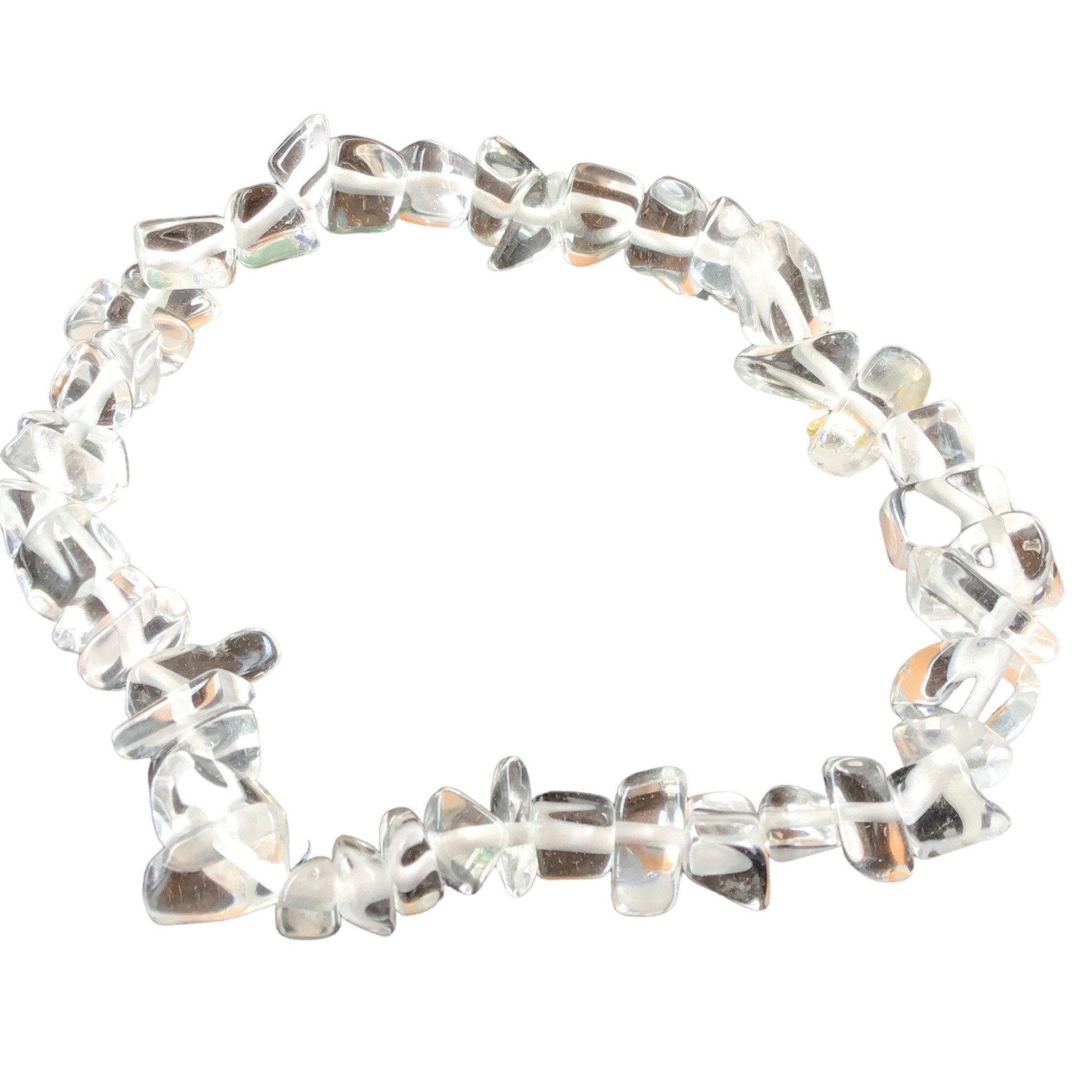 Steinfixx® Armband Bergkristall Splitterarmband - Edelstein günstig online kaufen