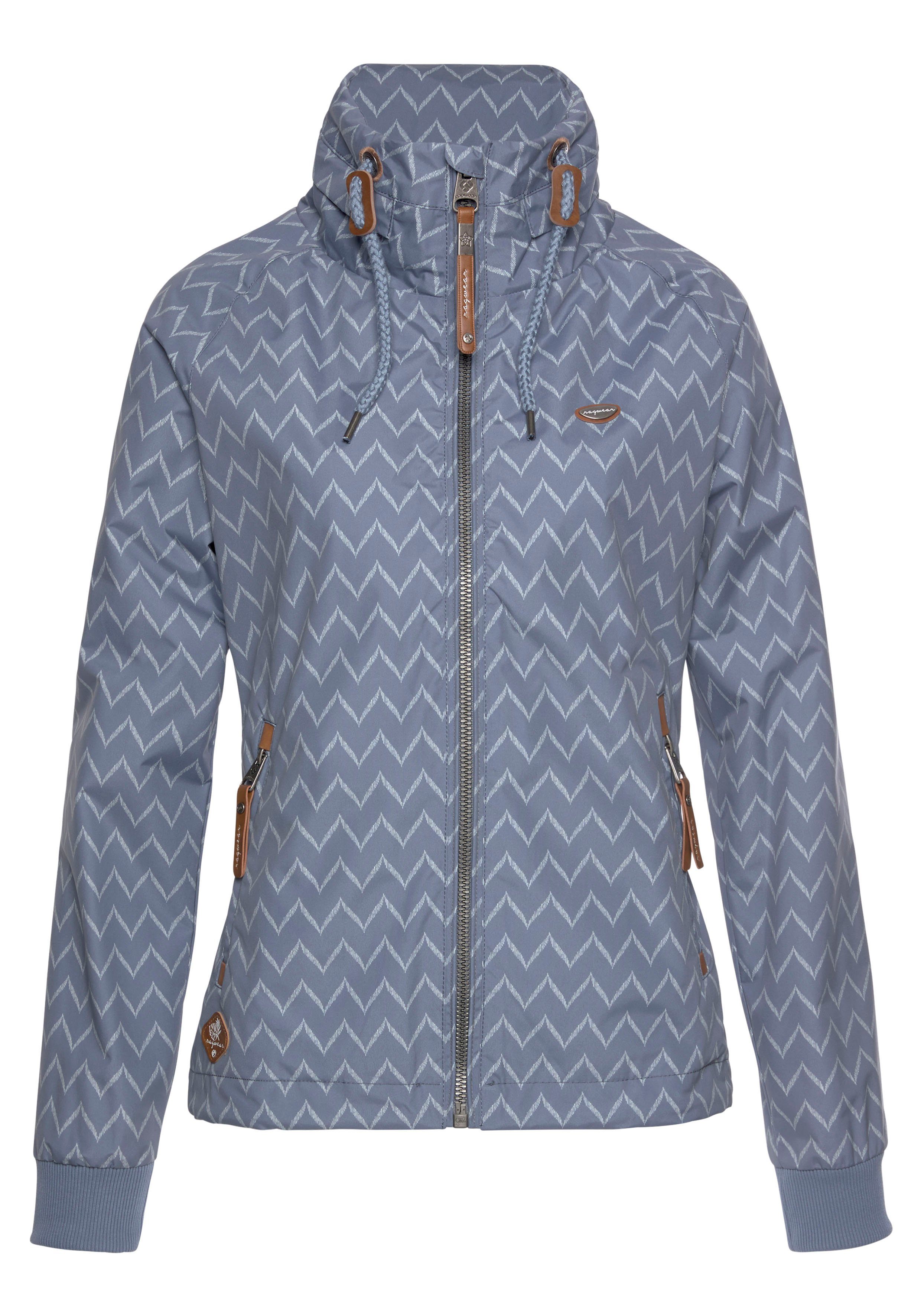 jacke zig zag schwarz grau weiß outdoor jacke zig zag schwarz grau weiß outdoor