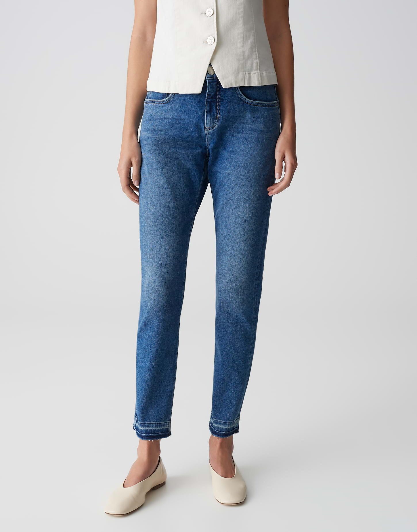 OPUS Slim-fit-Jeans EVITA URBAN Mid Rise mit Comfort Stretch
