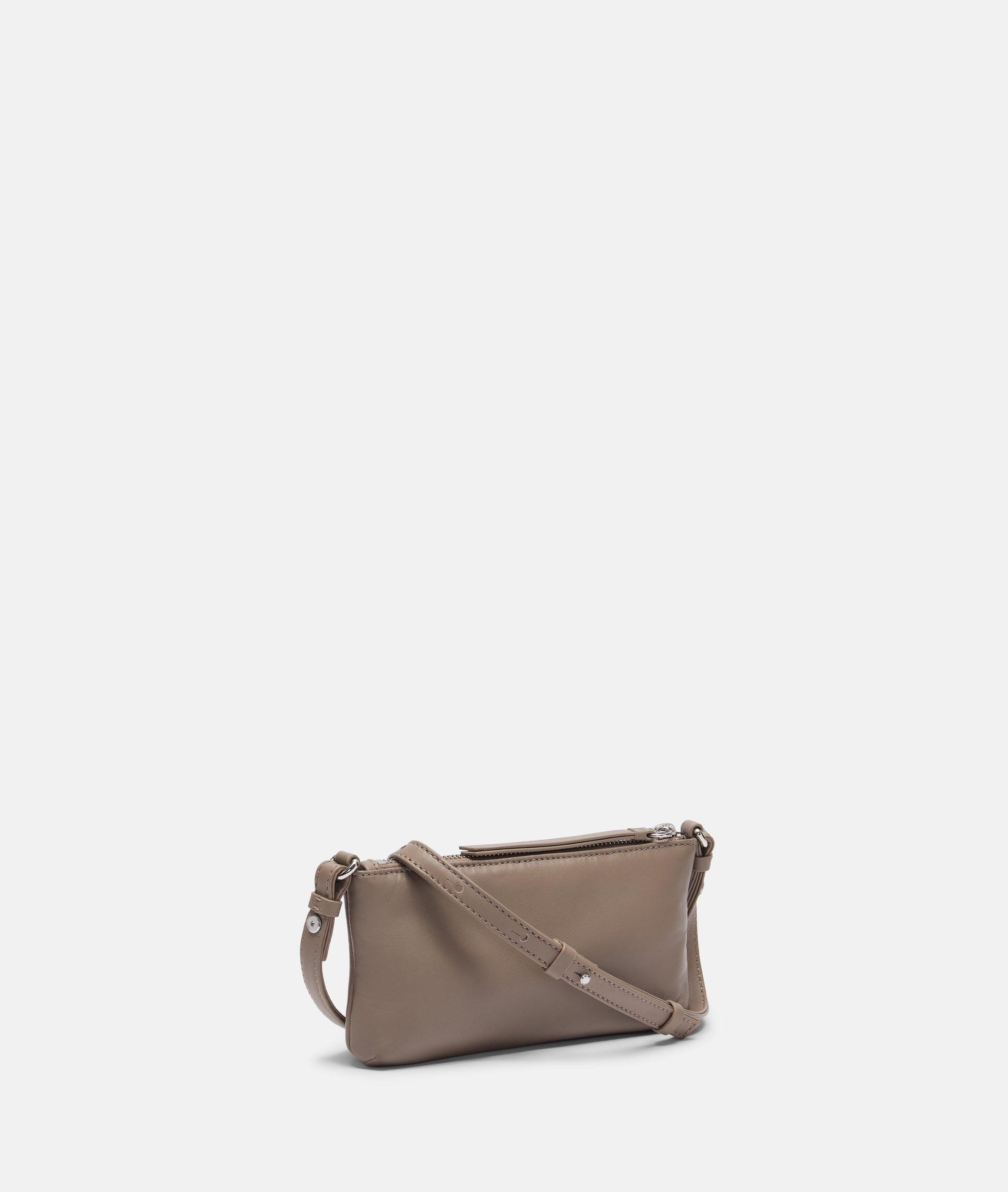 Liebeskind Berlin Umhängetasche Zena Crossbody XS, Kleine Umhängetasche aus weichem Schafsleder