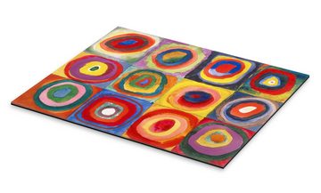 Posterlounge XXL-Wandbild Wassily Kandinsky, Quadrate mit konzentrischen Ringen, Wohnzimmer Malerei