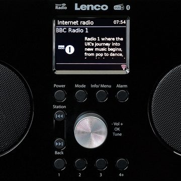 Lenco PIR-645 Internet-Radio (Digitalradio (DAB), PLL FM Radio, 5,00 W, Bluetooth)