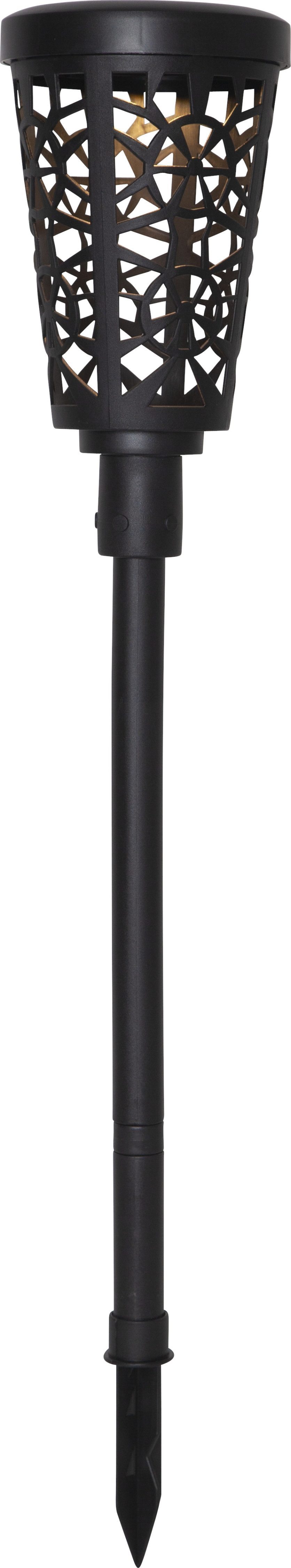 STAR TRADING LED Solarleuchte Solar-Wegleuchte Sinnia, Tageslichtsensor, LED fest integriert, Warmweiß, stimmungsvolles Lichtmuster, Dämmerungssensor