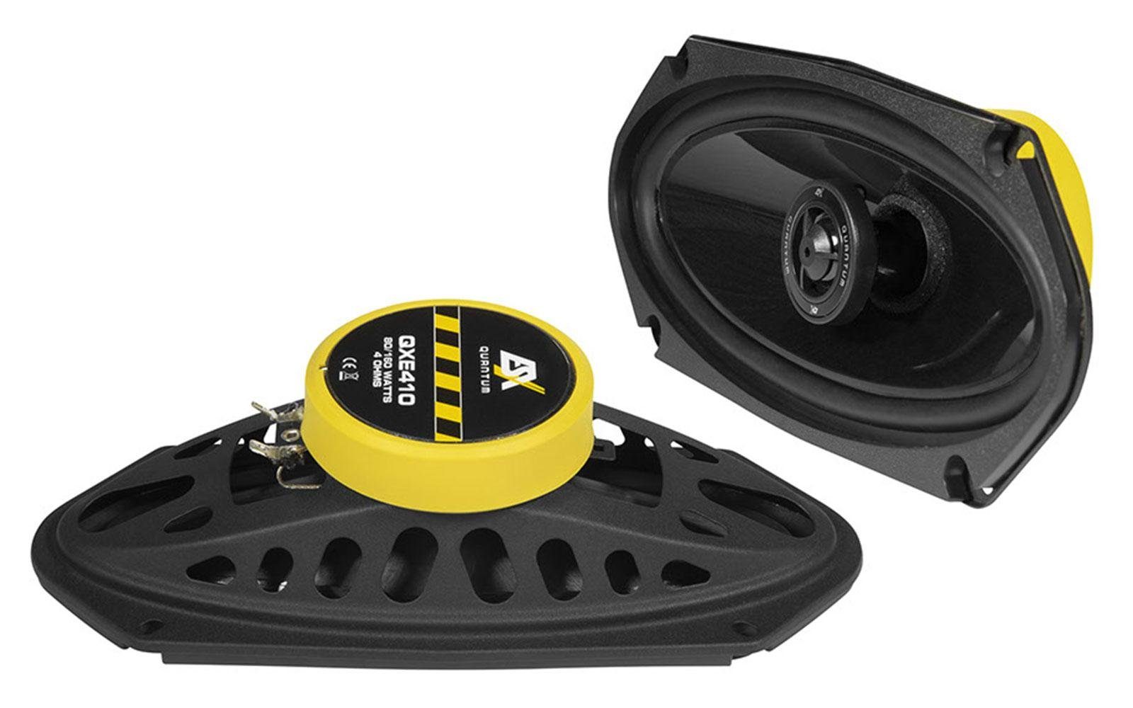 Watt QXE410 Koax mit 160 2-Wege Zoll) (4x10 10x25cm QUANTUM ESX Auto-Lautsprecher Ovale