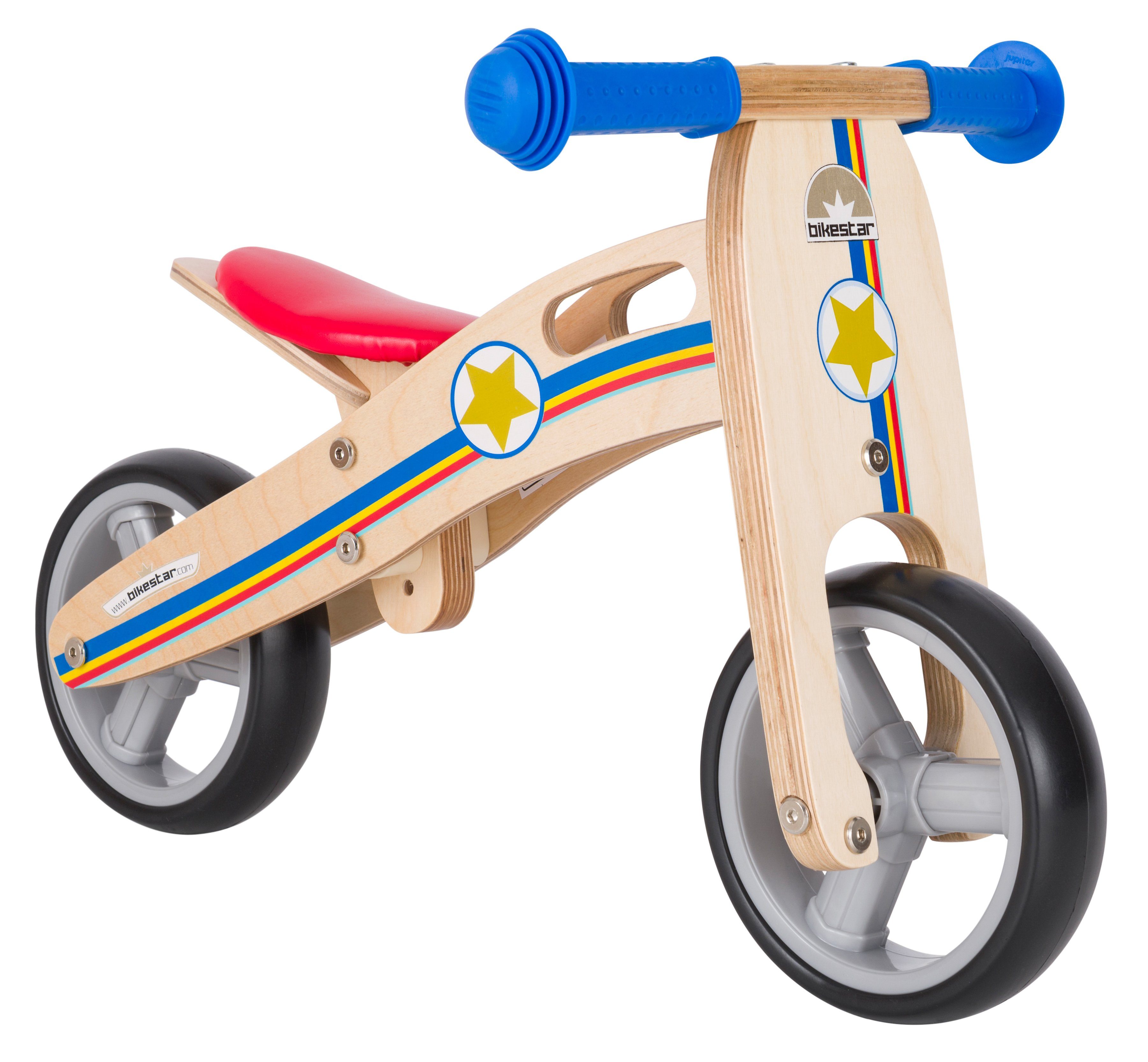 Bikestar Laufrad für Kinder von 1.5 - 3 Jahre, ab 80 cm, Jungen, Mädchen, Höhenverstellbar, EVA Reifen